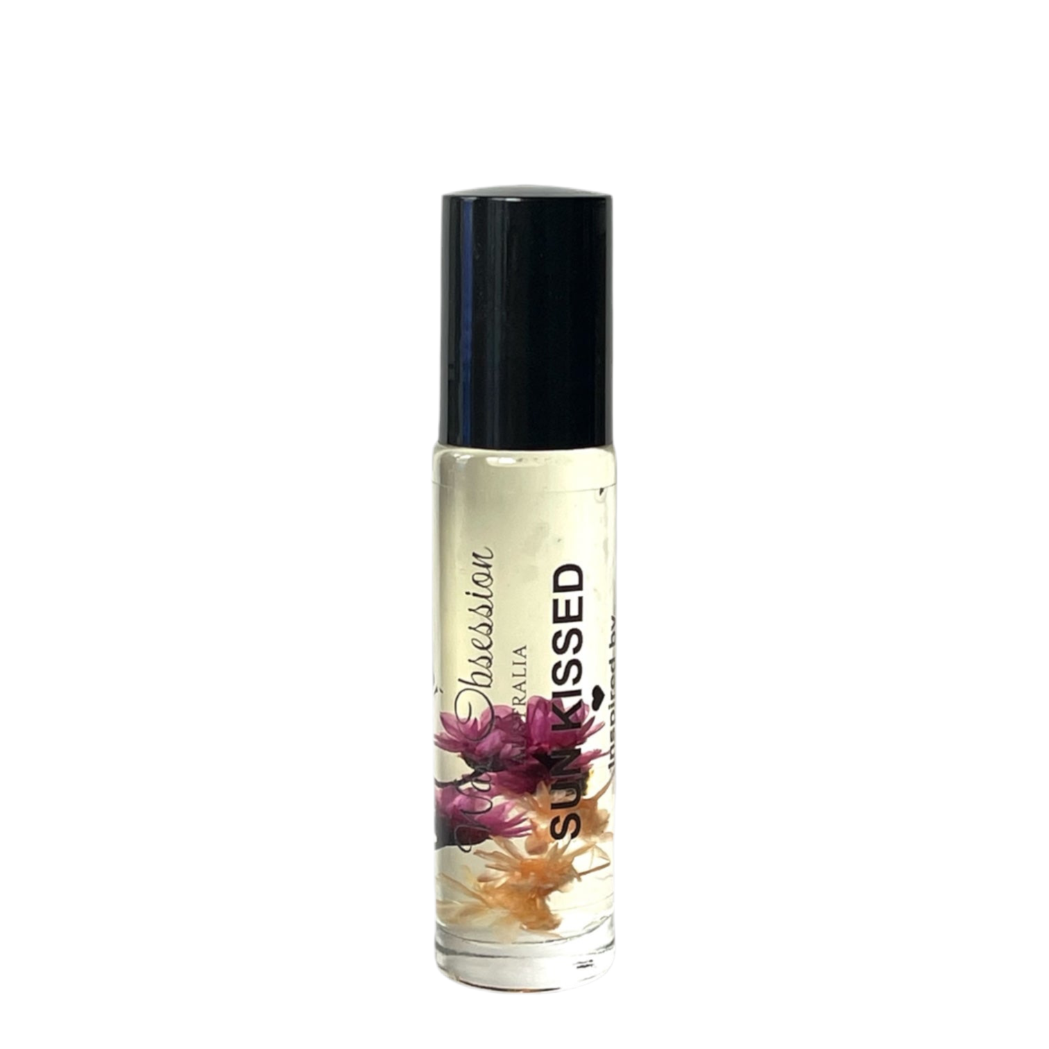 Sun Kissed Roll-On Perfume – Cheirosa 59 dupe by Wax Obsession, infused with real dried flowers