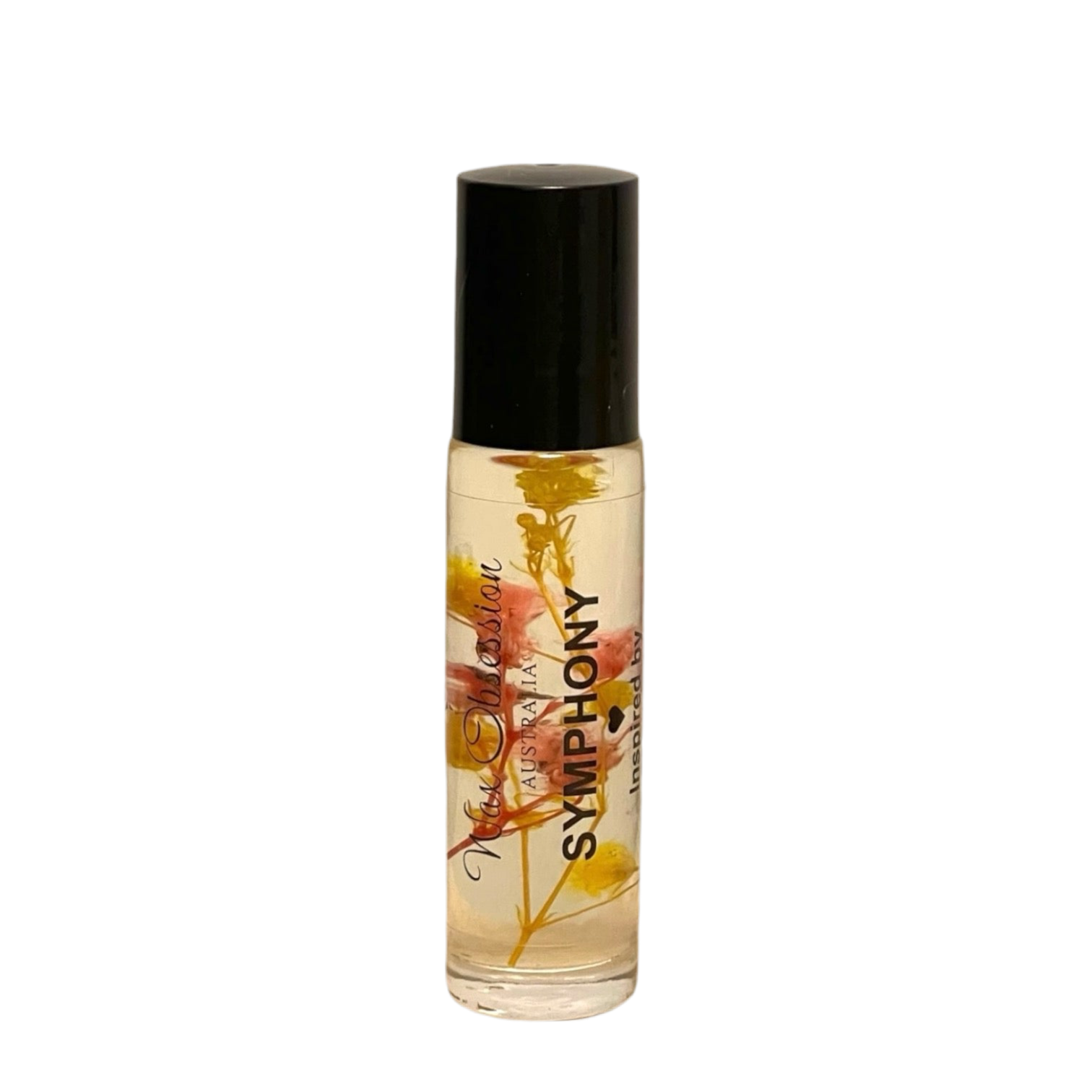Symphony Roll-On Perfume – Si Intense by Giorgio Armani dupe by Wax Obsession, infused with real dried flowers