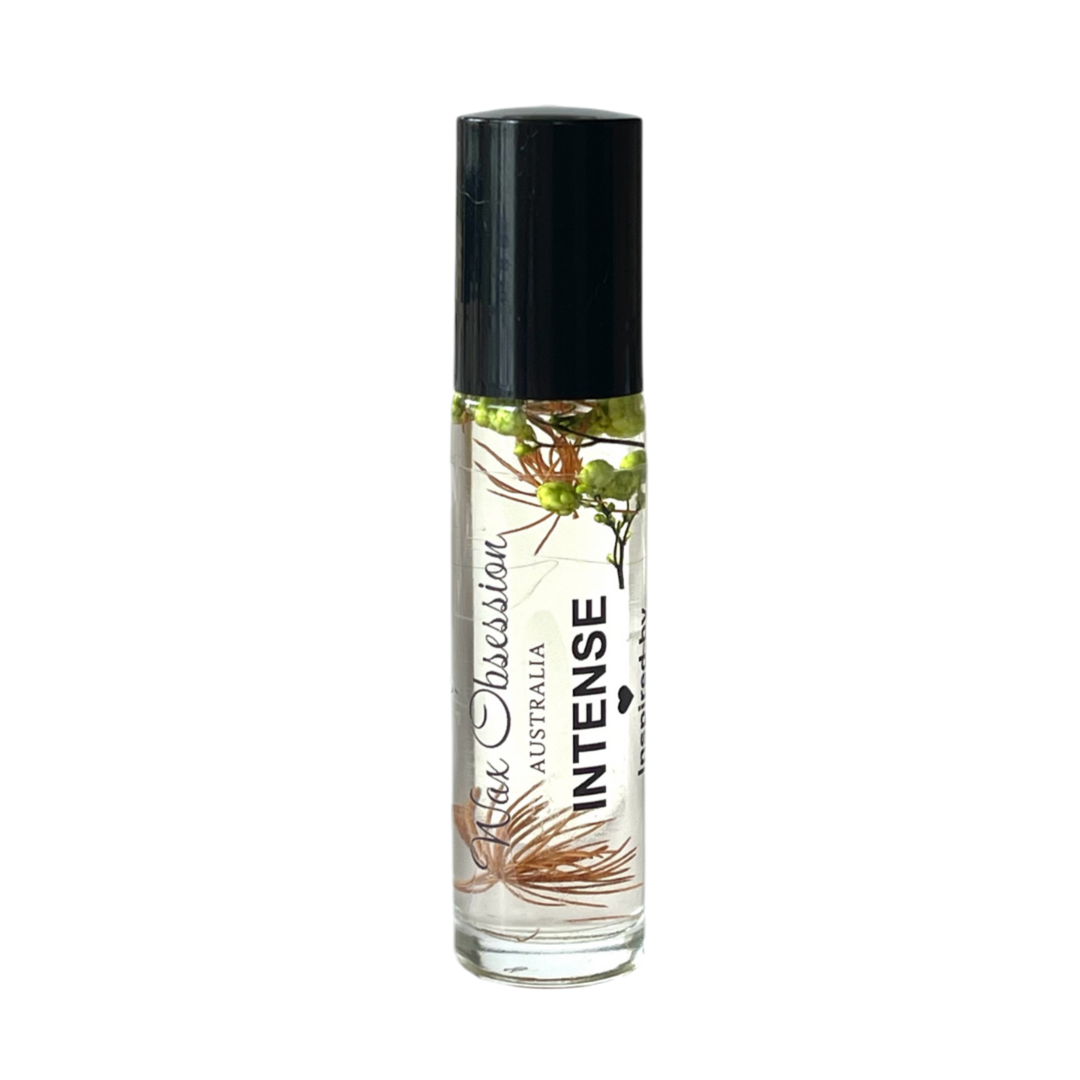 Intense Roll-On Perfume – Intense Oud by Gucci dupe by Wax Obsession, infused with real dried flowers