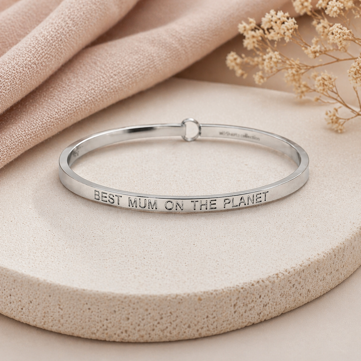 Best Mum On The Planet | Quote Bangle