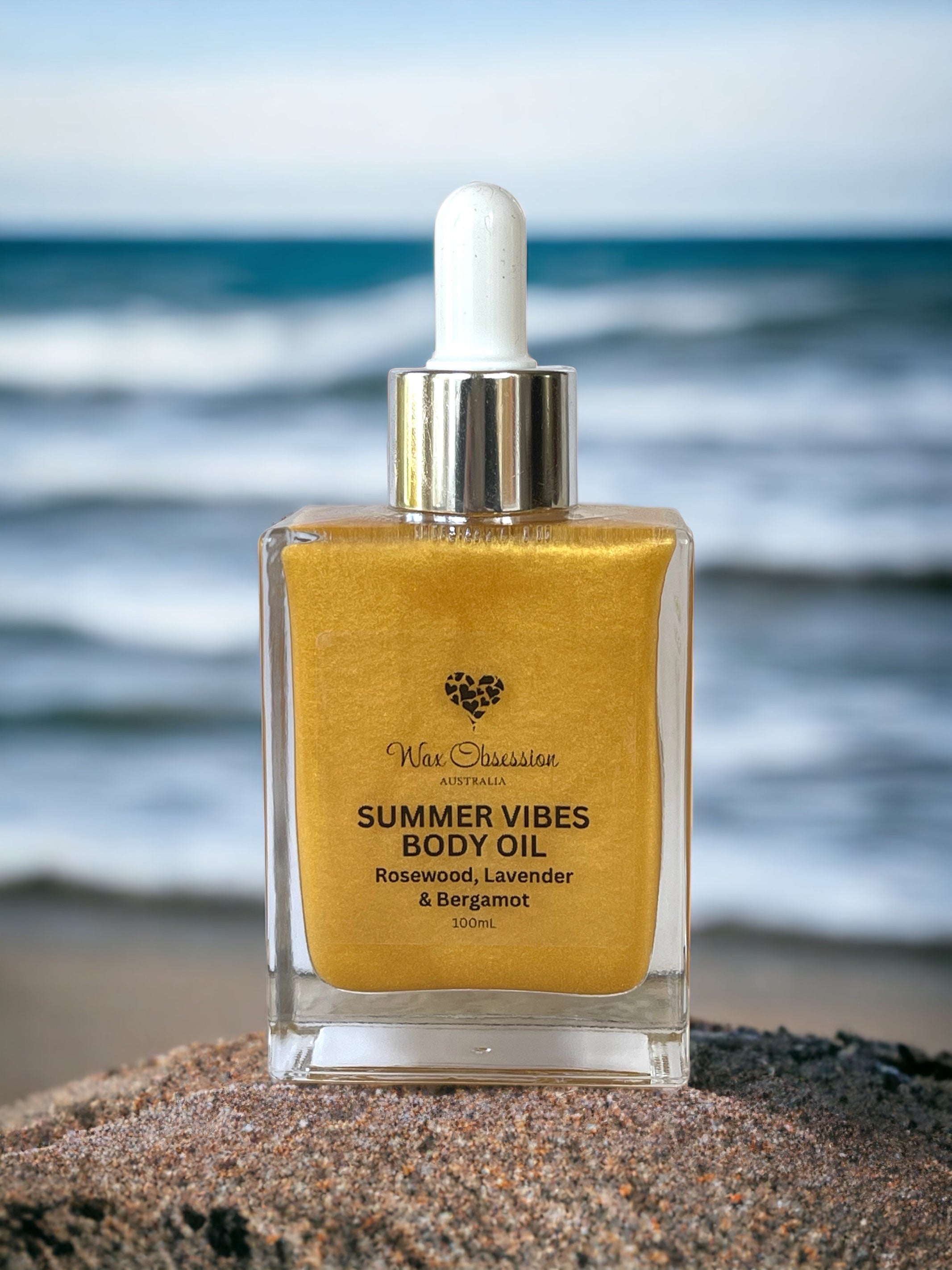 SUMMER VIBES BODY OIL - Rosewood, Lavender & Bergamot