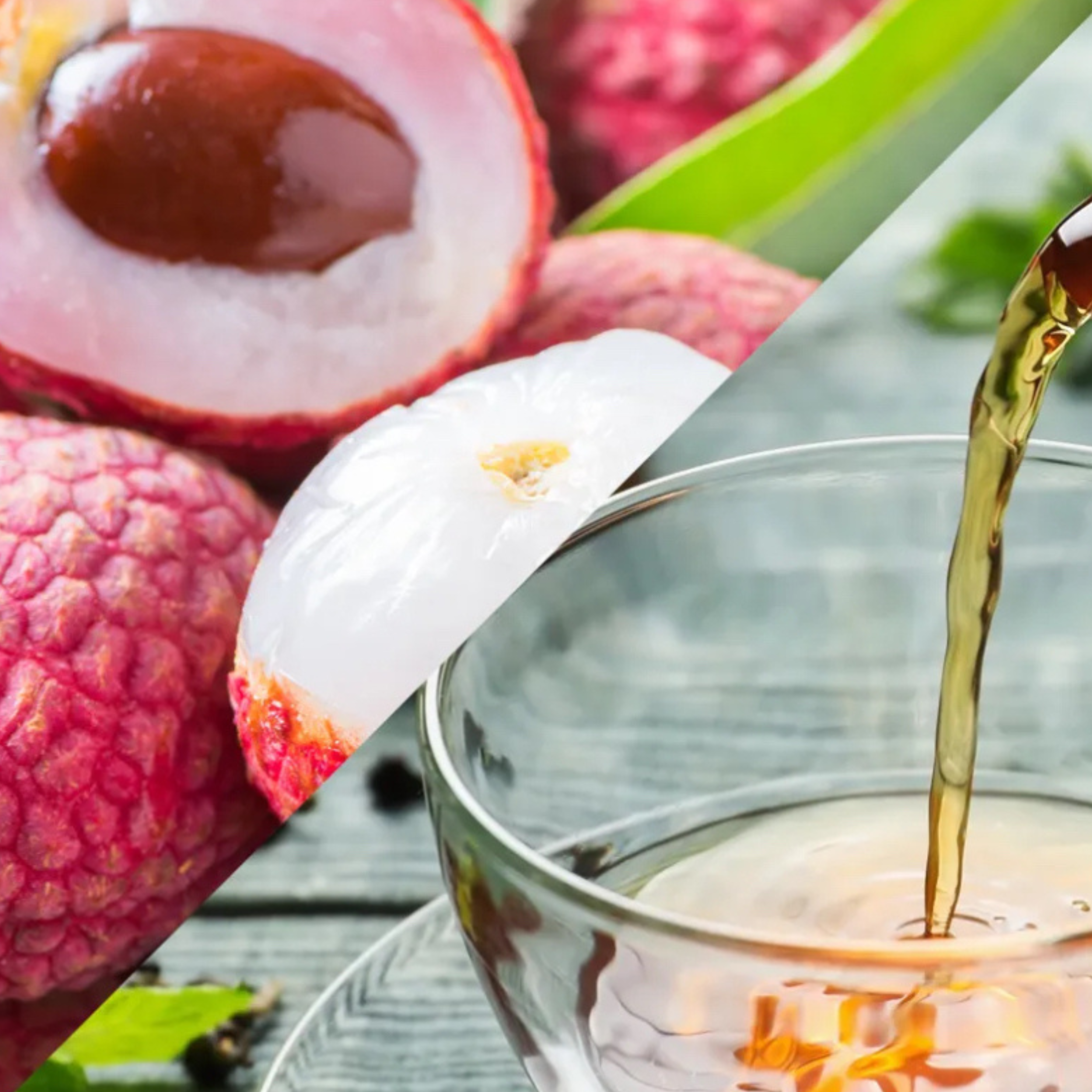 Lychee & Black Tea scented candle