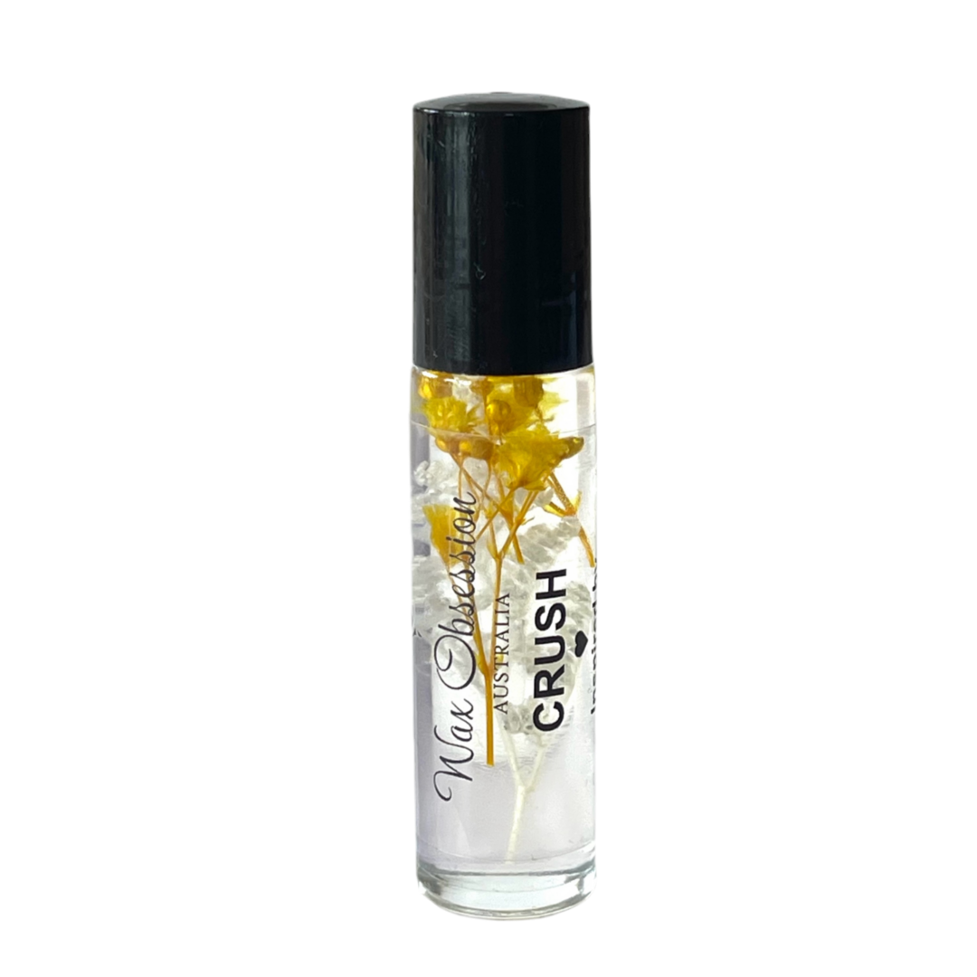 Crush Roll-On Perfume – Cheirosa 62 dupe by Wax Obsession, infused with real dried flowers