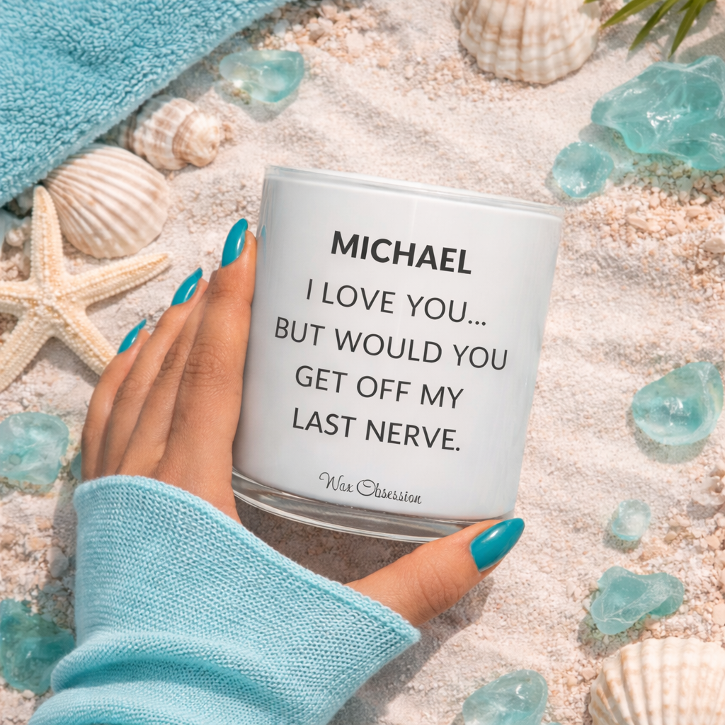 Create Your Own Custom Candle with Personalised Label