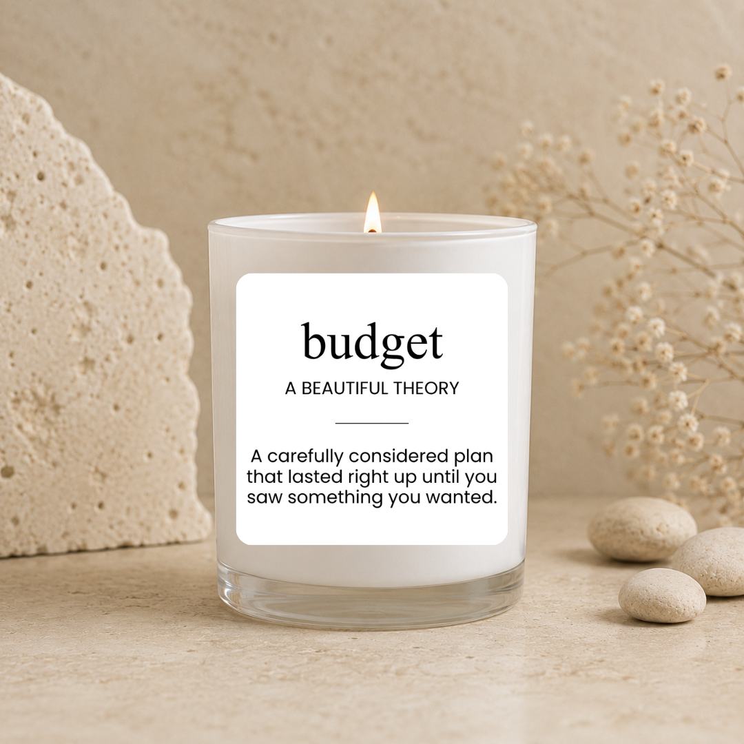 BUDGET CANDLE | Definition Collection | Scented Soy Candle