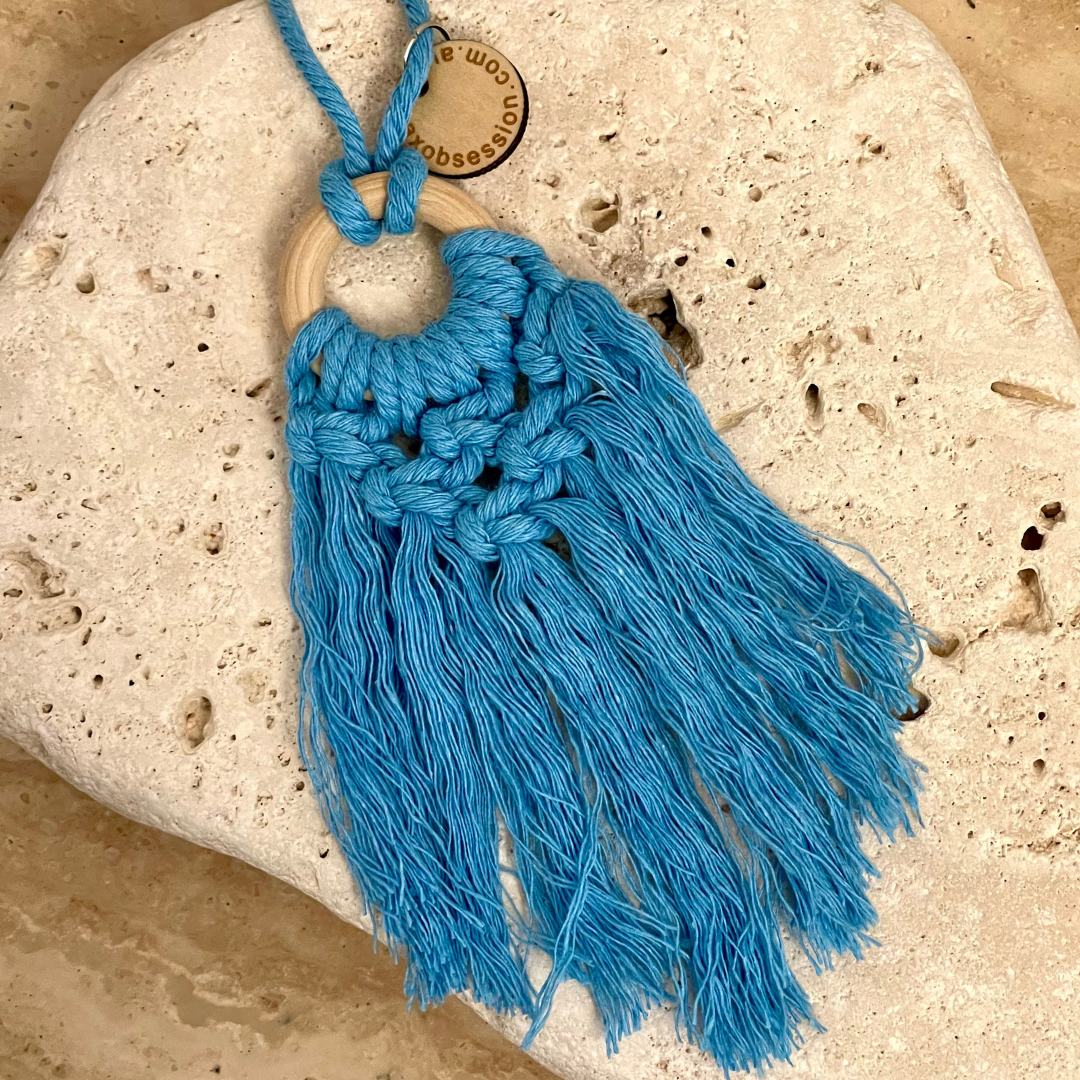 Car Fragrance - Blue Macrame