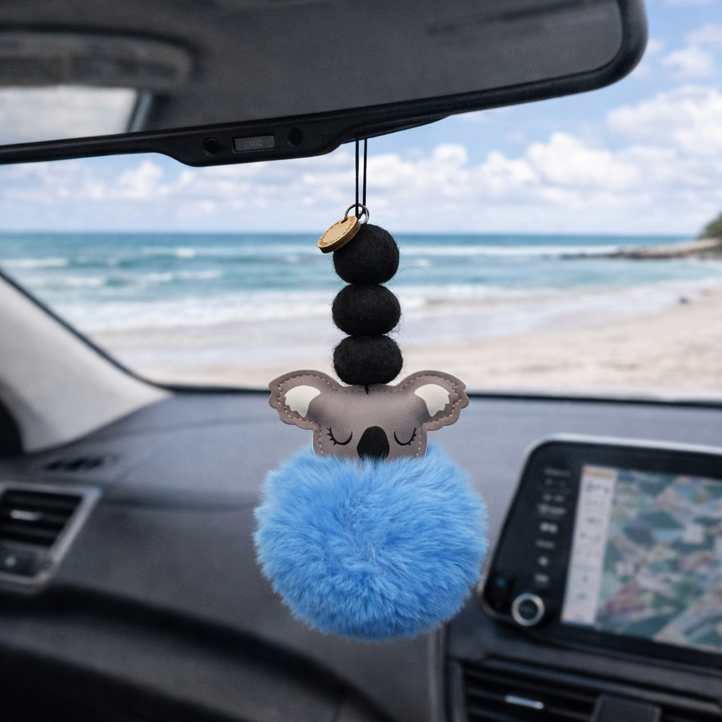 Blue Plush Koala Car Fragrance