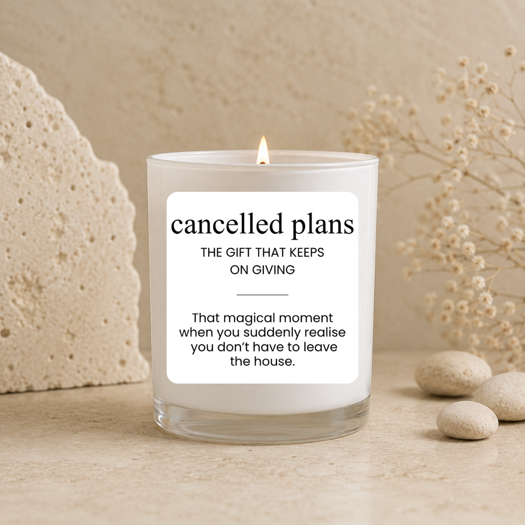 CANCELLED PLANS CANDLE | Definition Collection | Scented Soy Candle