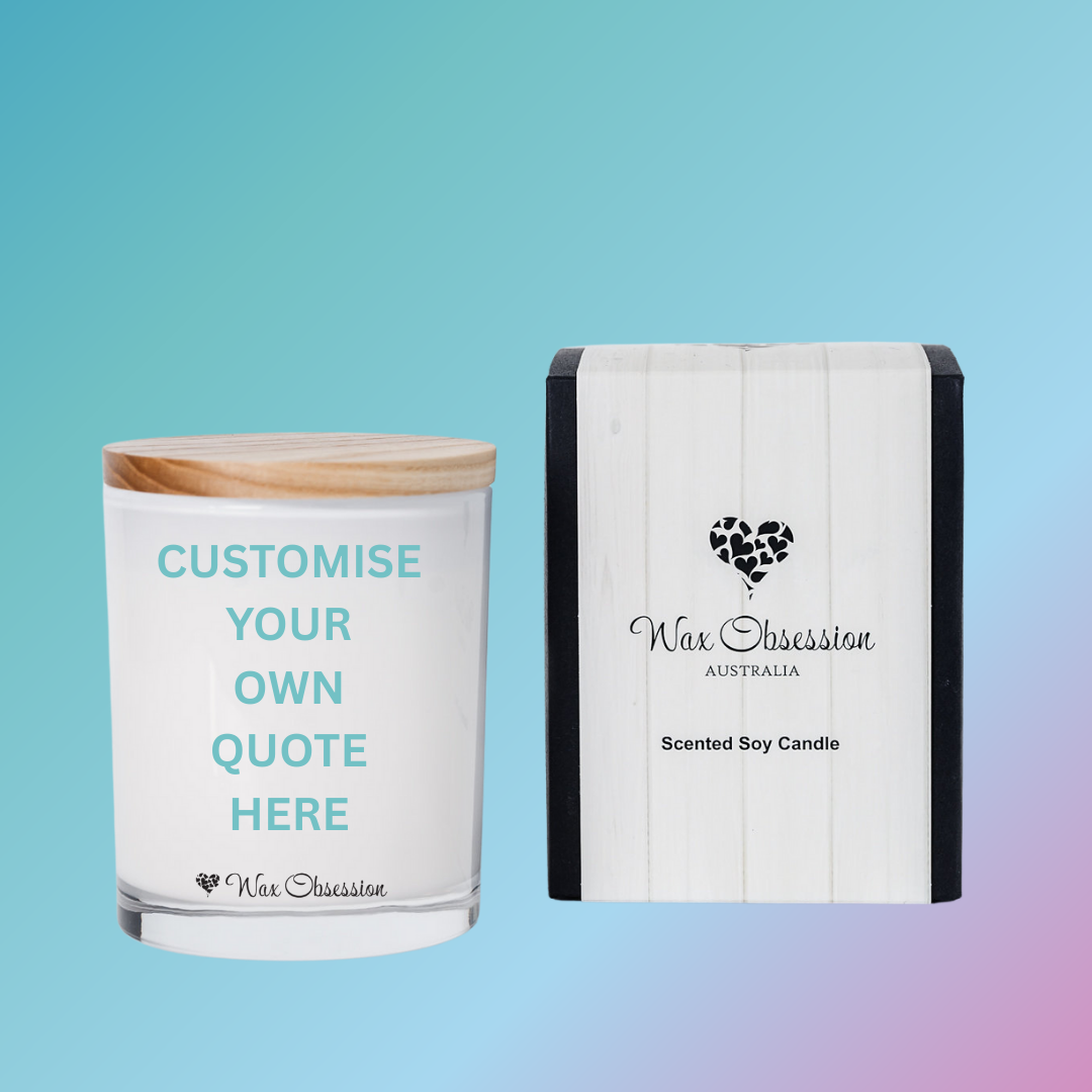 Create Your Own Custom Candle with Personalised Label