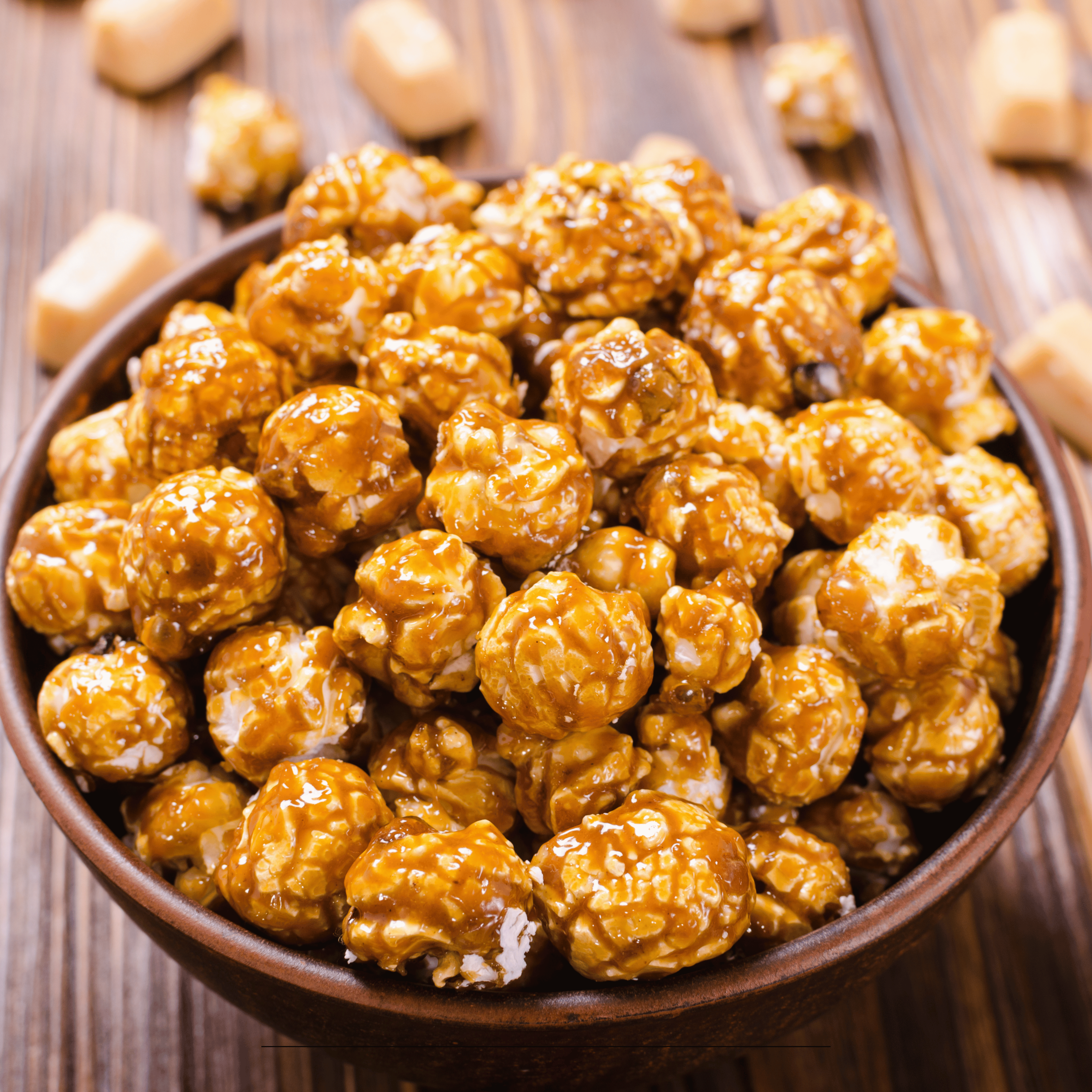 Caramel Popcorn Scented Soy Wax Candle