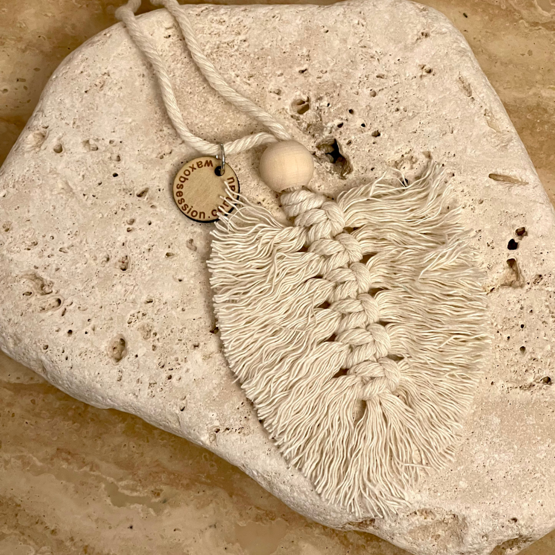Car Fragrance - Natural Macrame