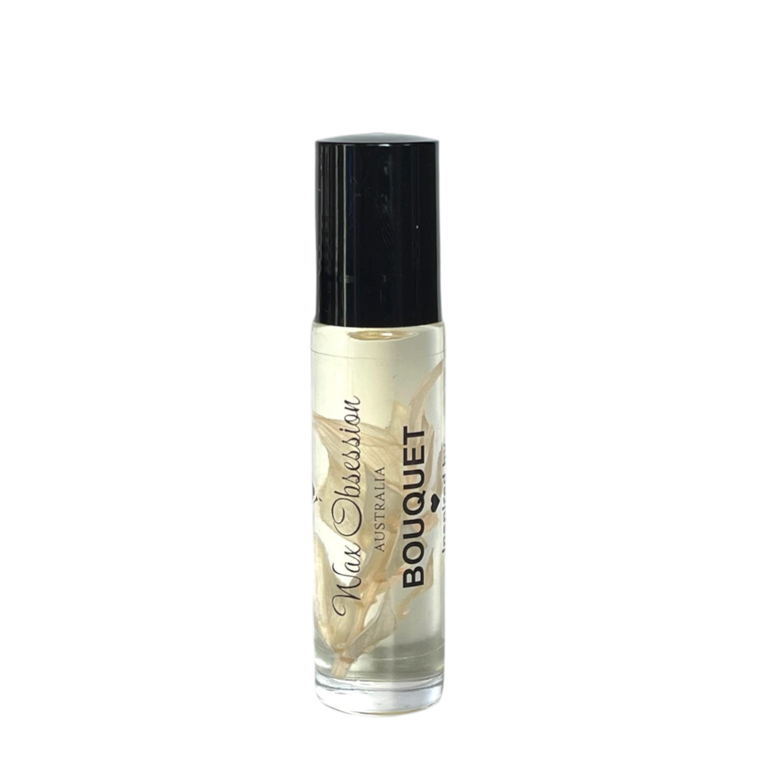 Bouquet Roll-On Perfume – La Vie Est Belle dupe by Wax Obsession, infused with real dried flowers