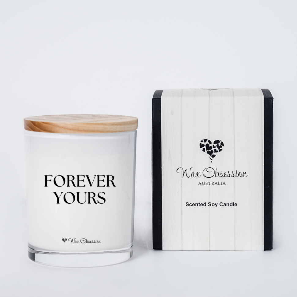 Forever Yours | Valentine's Day Quote Candle Collection by Wax Obsession