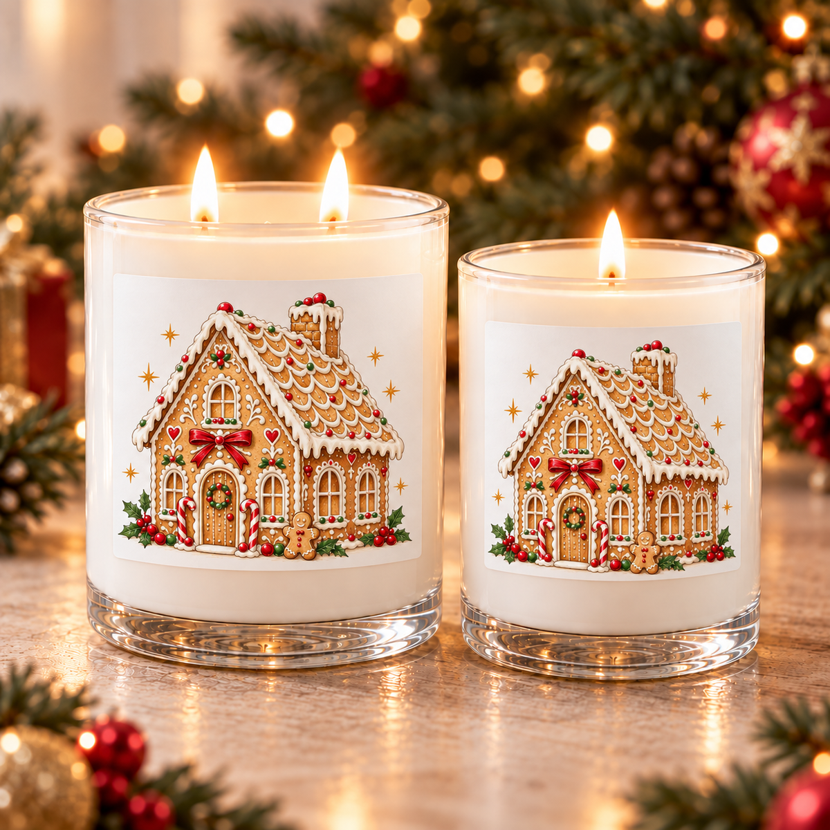 Gingerbread House | Christmas Candle