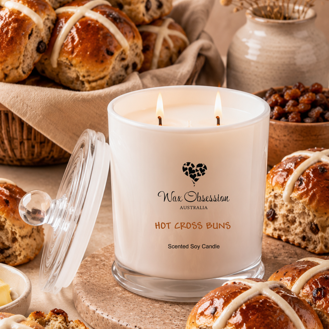 HOT CROSS BUNS SCENTED CANDLE
