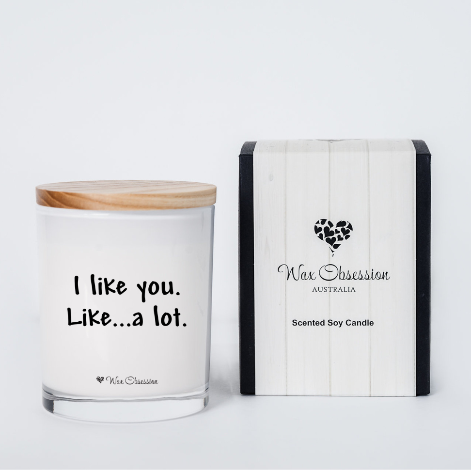 I Like You. Like A Lot. | Valentine's Day Candle by Wax Obsession