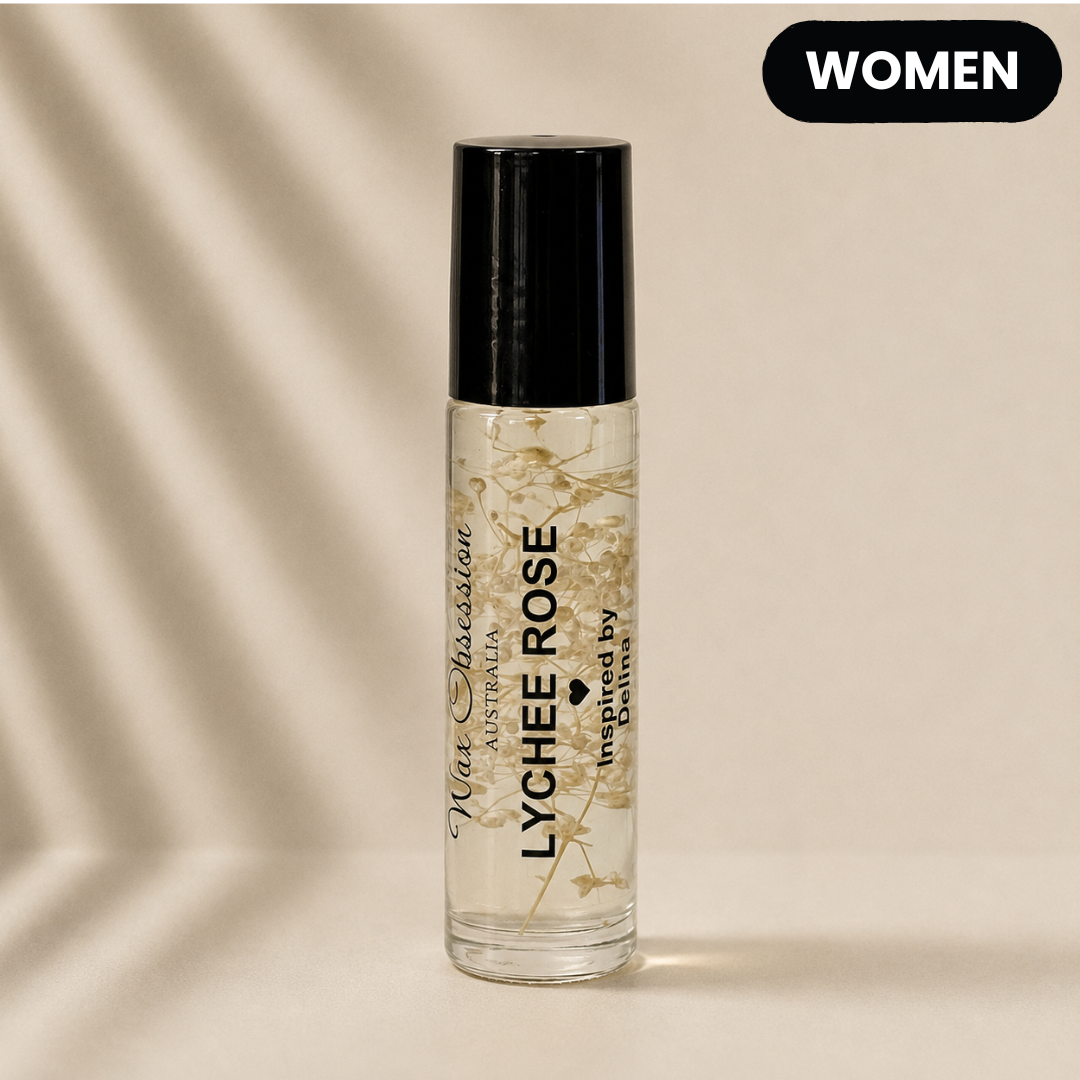 LYCHEE ROSE ROLL-ON PERFUME BY WAX OBSESSION | INSPIRED BY PARFUMS DE MARLY DELINA