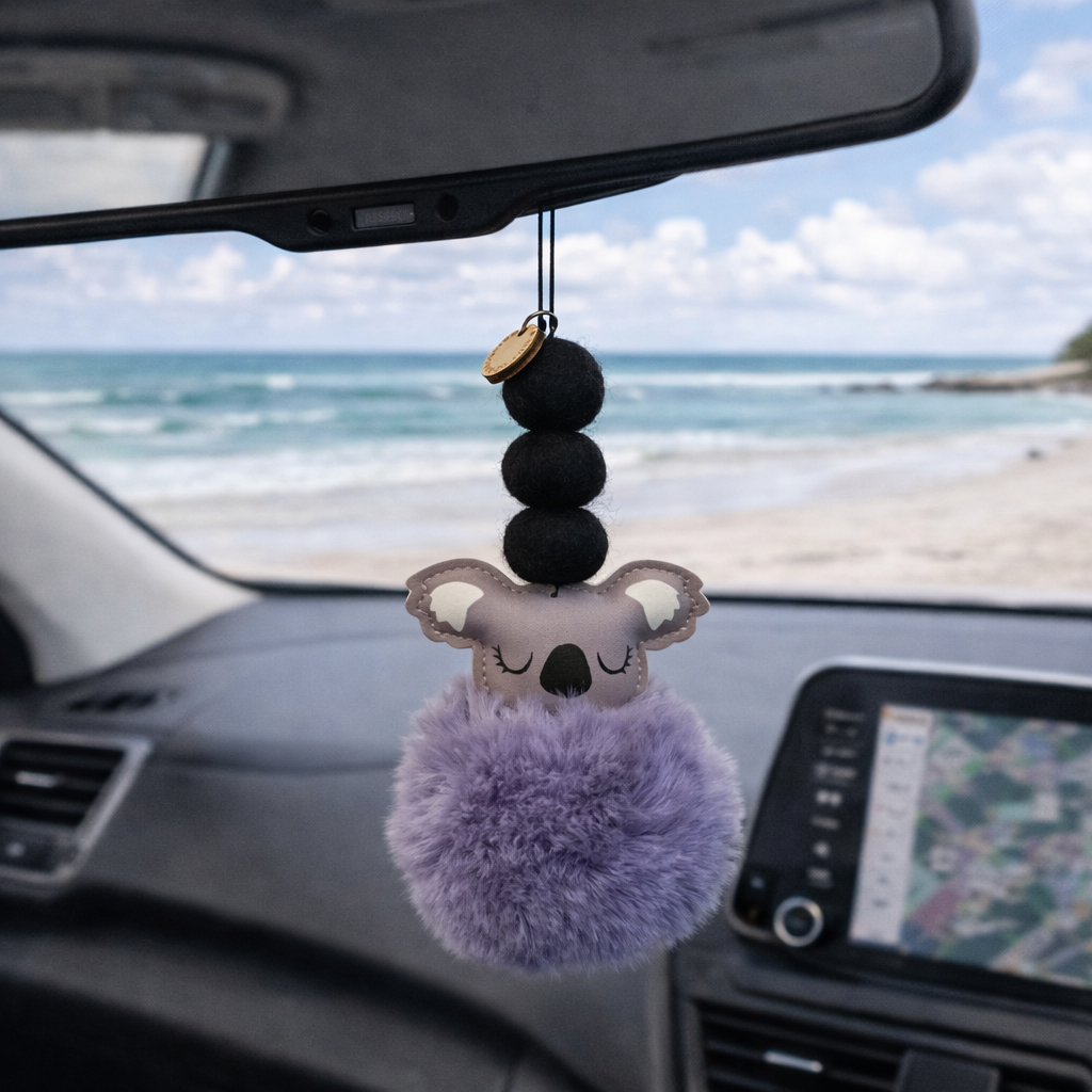 Purple Plush Koala Car Fragrance