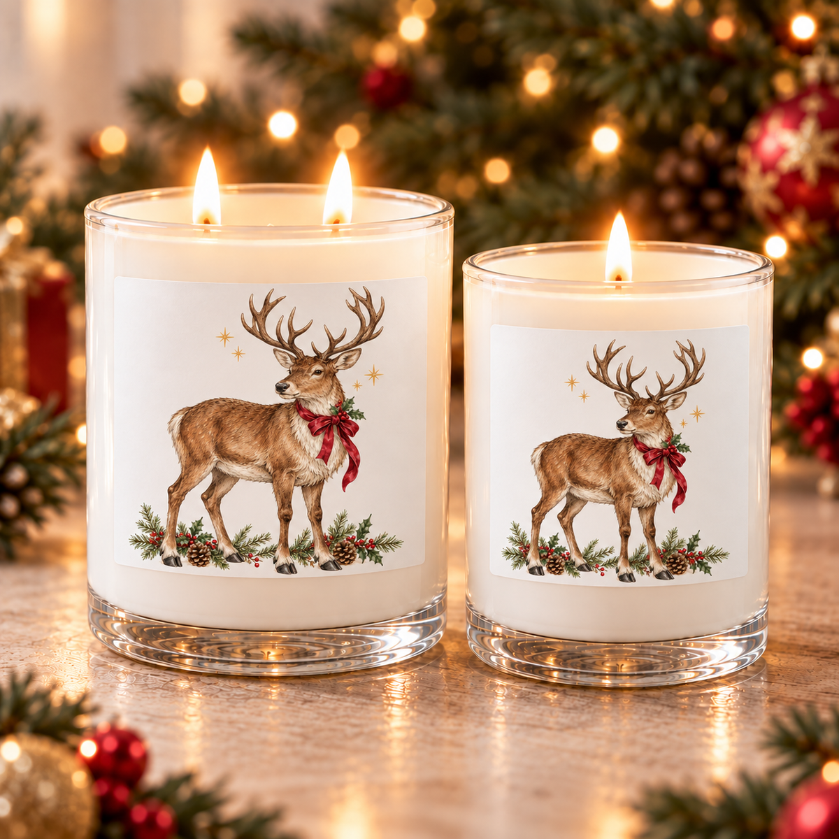 Reindeer Christmas Candle | Christmas Candle Collection by Wax Obsession