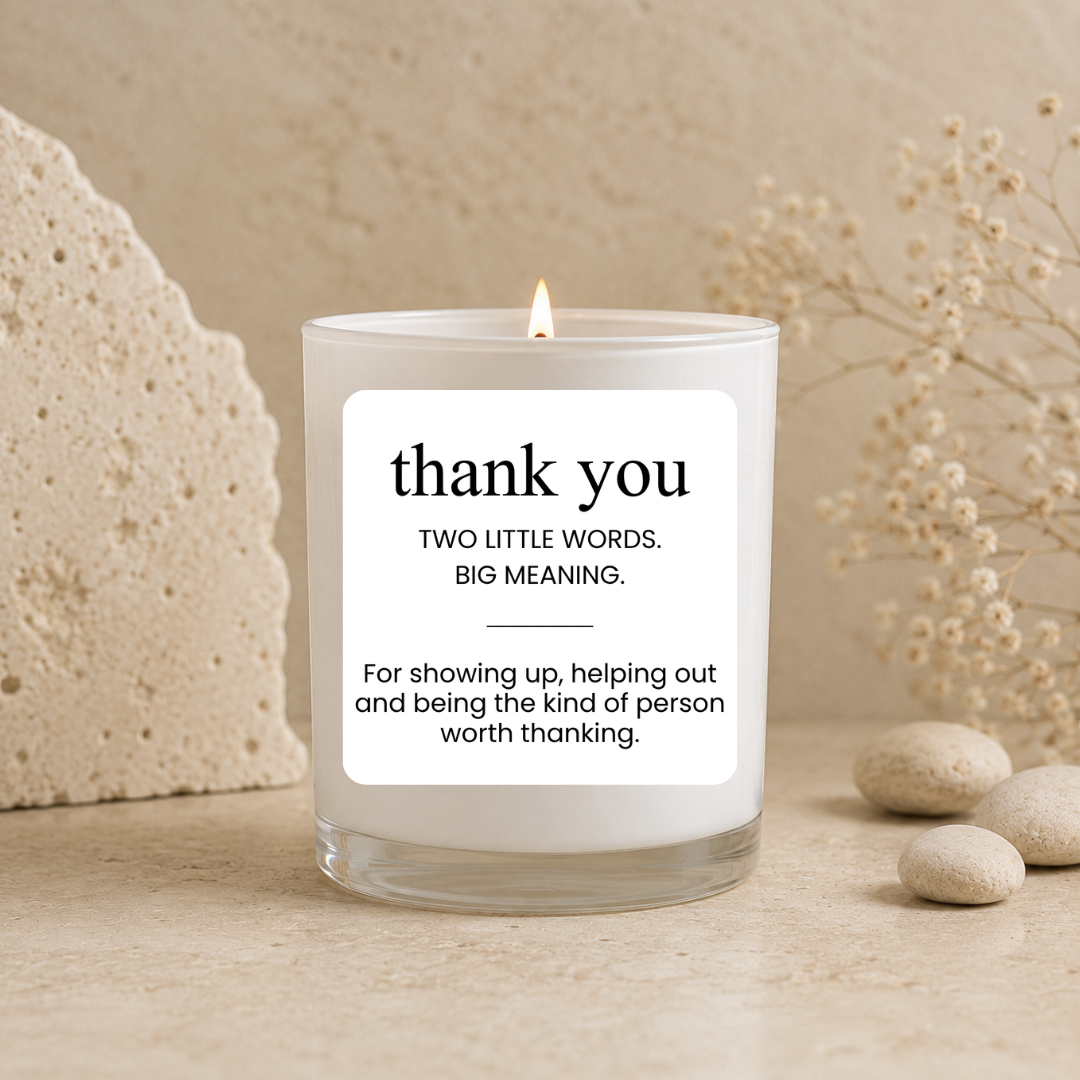 Treat Yourself scented soy candle from the Wax Obsession Definition Collection