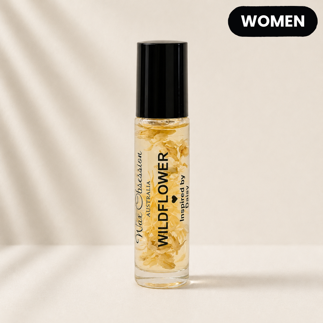 WILDFLOWER ROLL-ON PERFUME BY WAX OBSESSION | INSPIRED BY MARC JACOBS DAISY