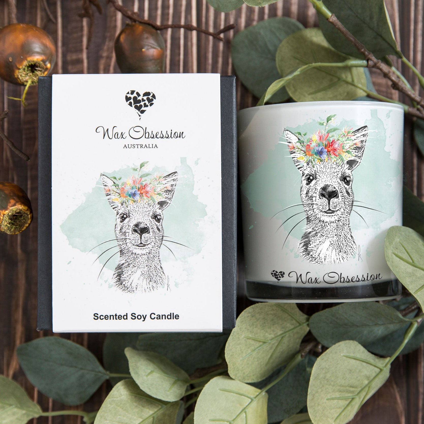 Kangaroo Candle by Wax Obsession