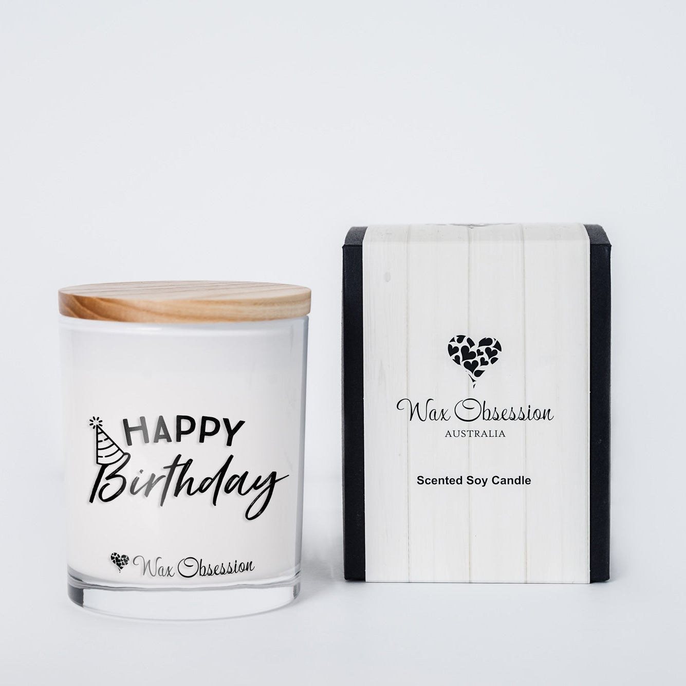 Happy Birthday Quote Candle by Wax Obsession