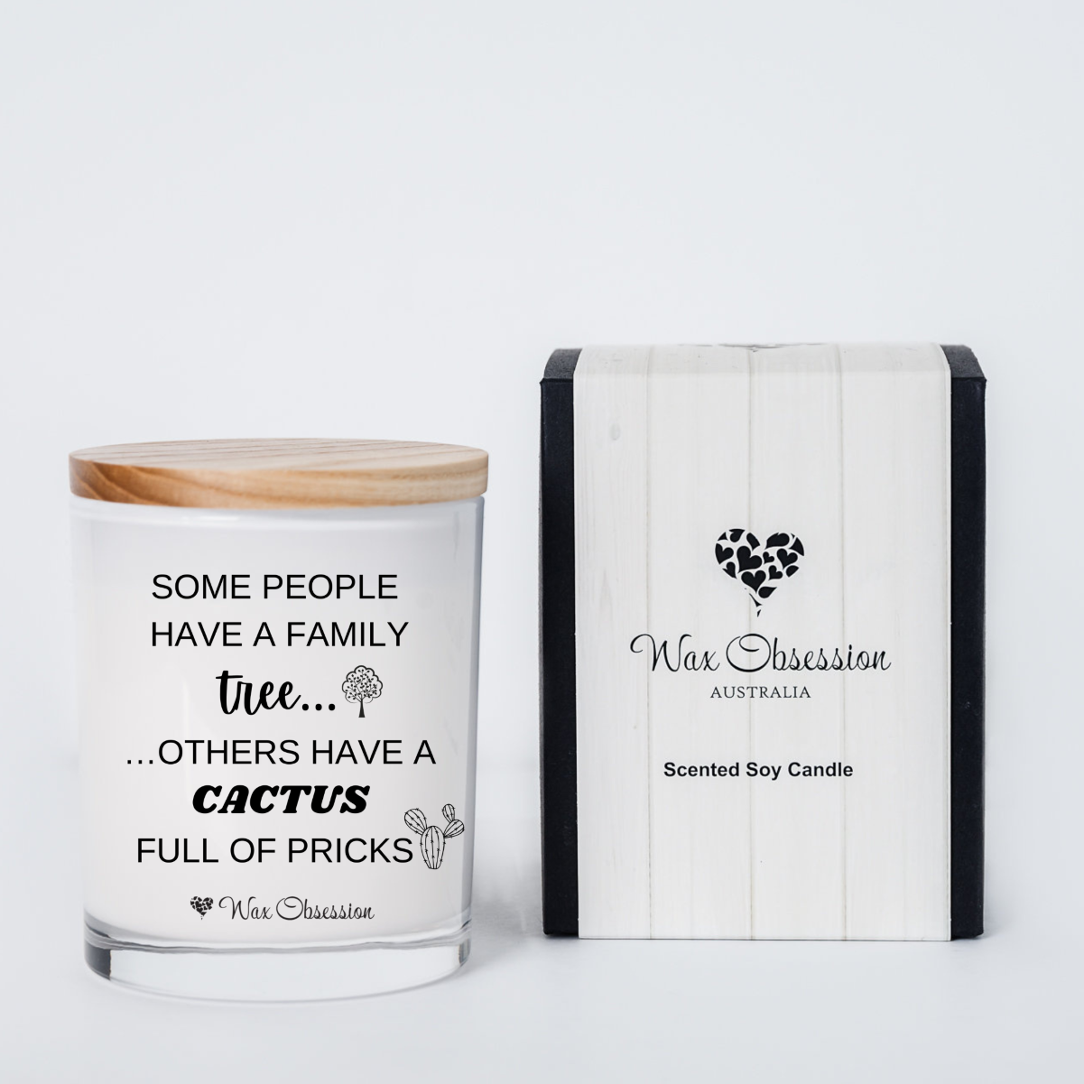 Family Tree Quote Candle by Wax Obsession
