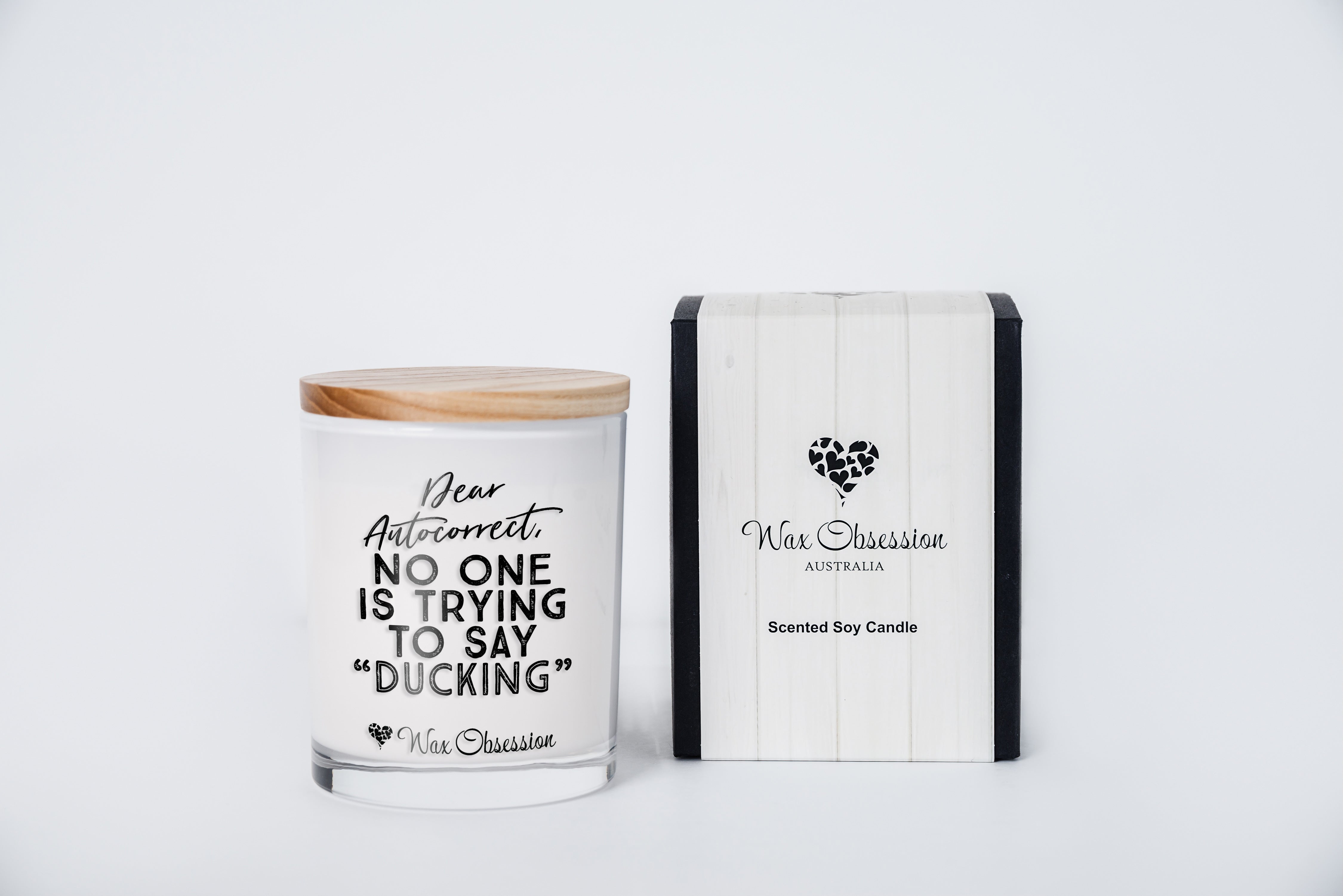 Quote Candle - Dear Autocorrect