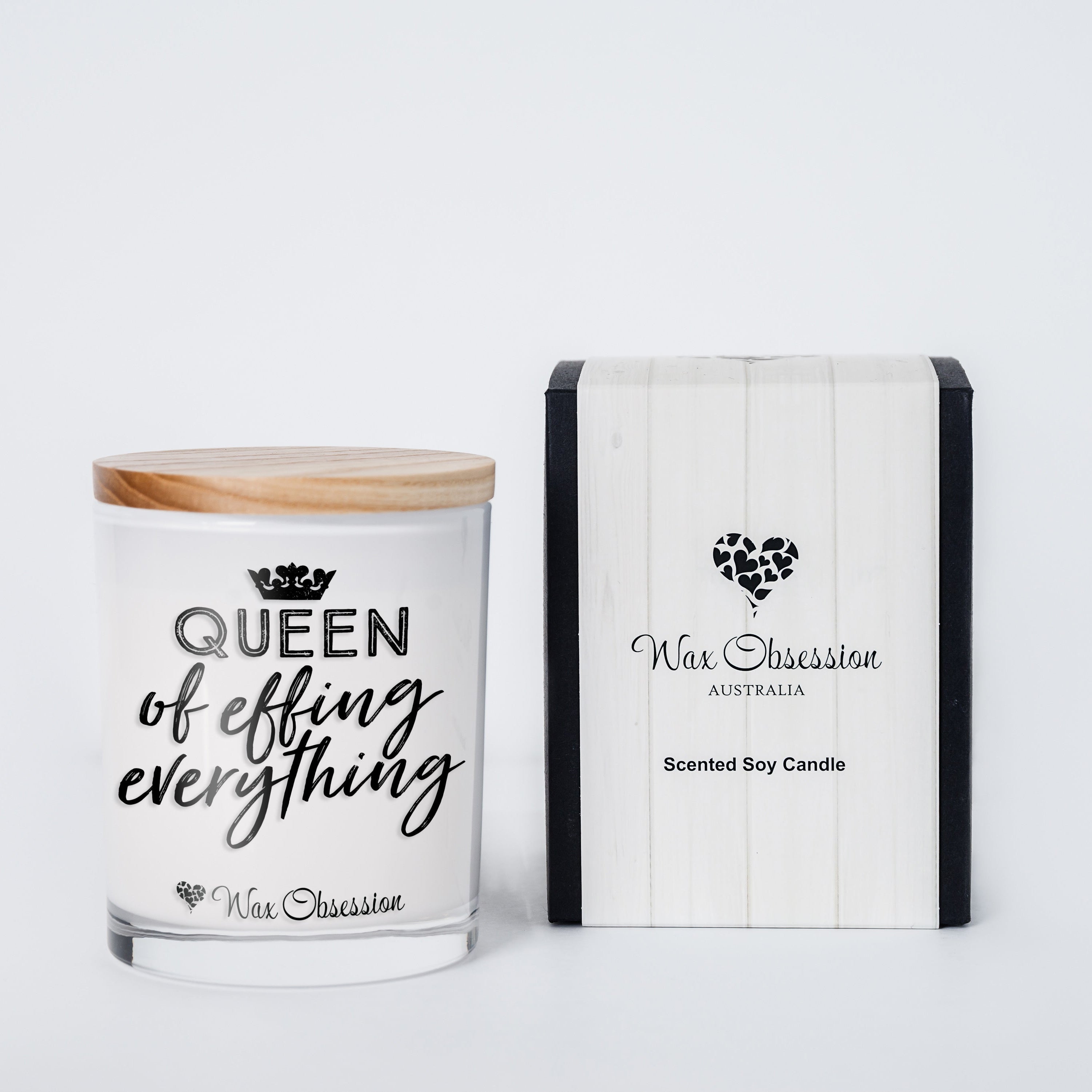 Queen Of Effing Everything - Sassy Quote Candle by Wax Obsession