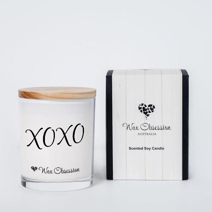 XOXO Quote Candle by Wax Obsession