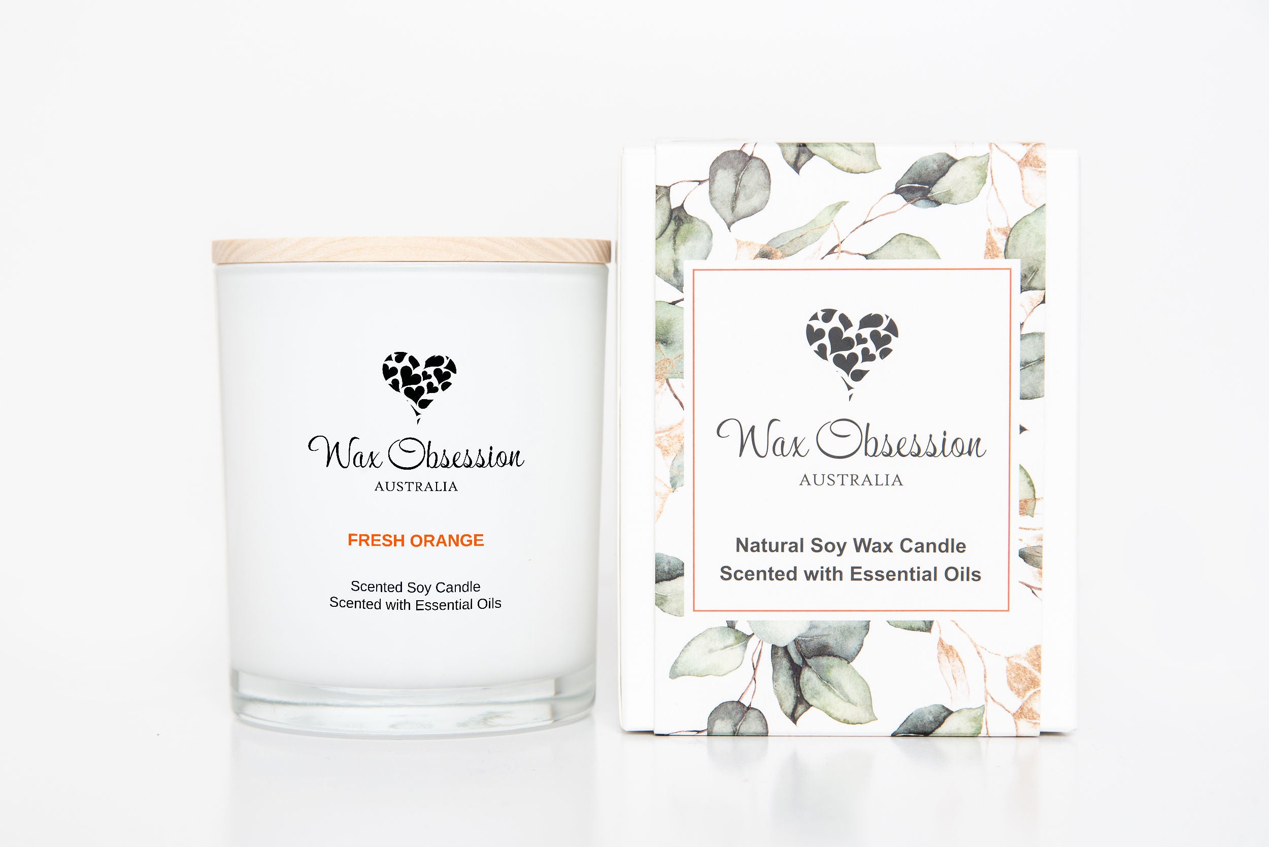 Fresh Orange Essential Oil Candle