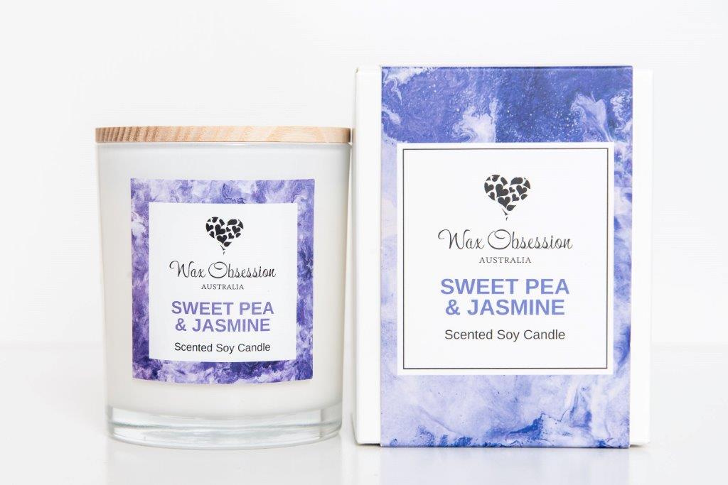 SWEET PEA & JASMINE CANDLE