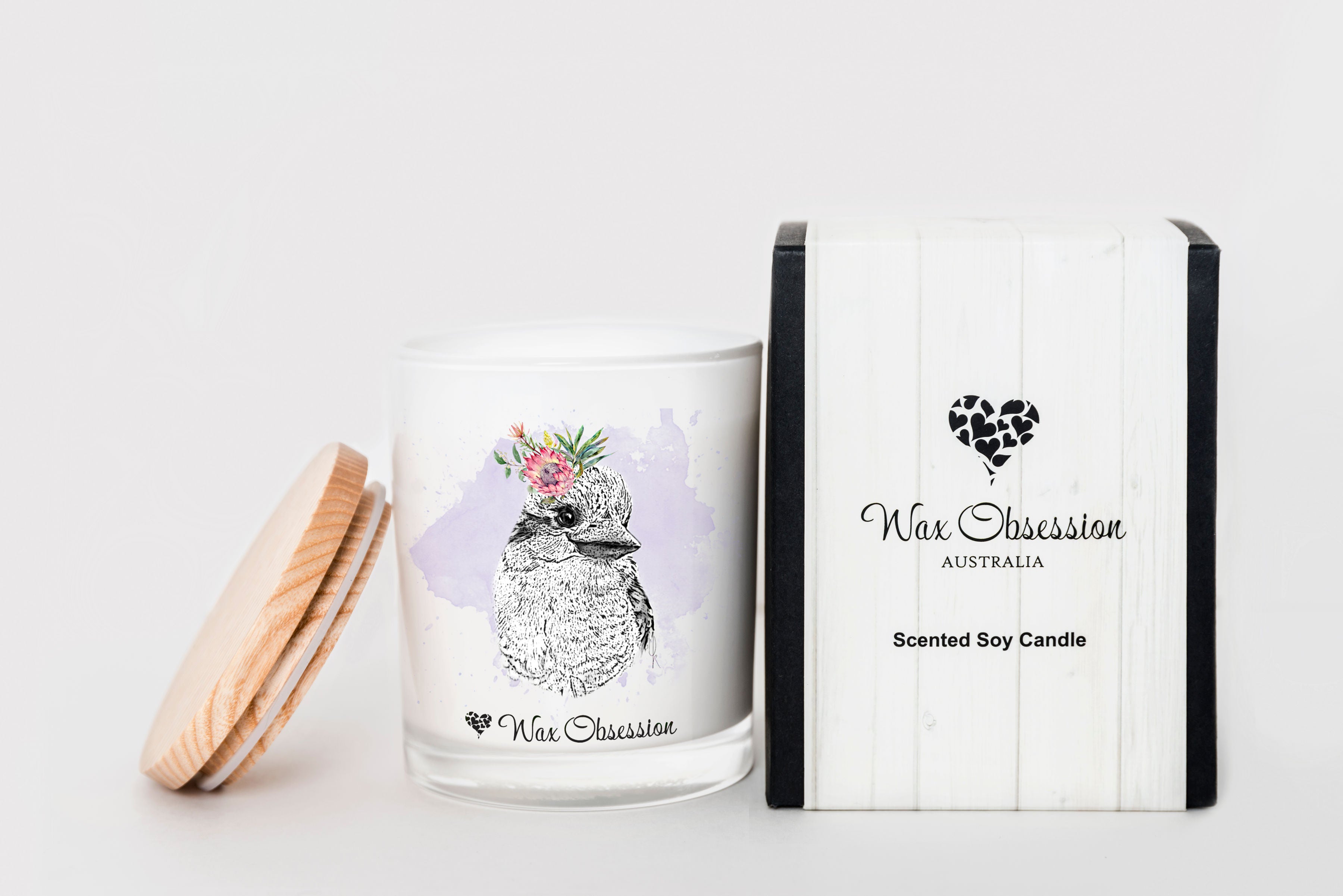 Wildlife Candle - Kookaburra...Lemongrass & Citrus