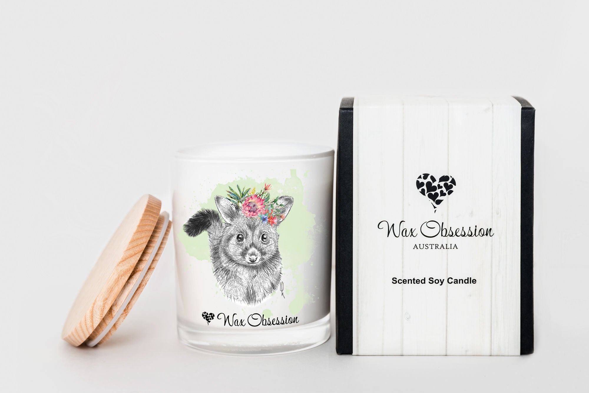 Wildlife Candle - Possum...French Pear