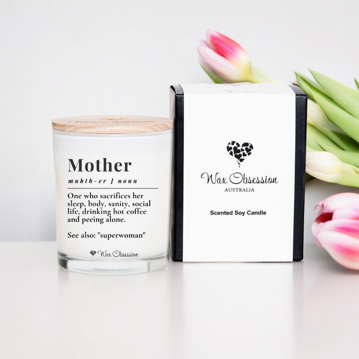 Quote Candle - Mother, one who sacrifices...
