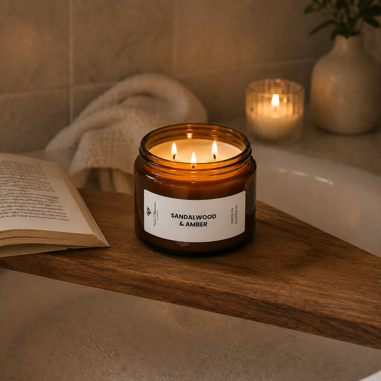 Pomegranate Candle – Triple Wick Soy Candle