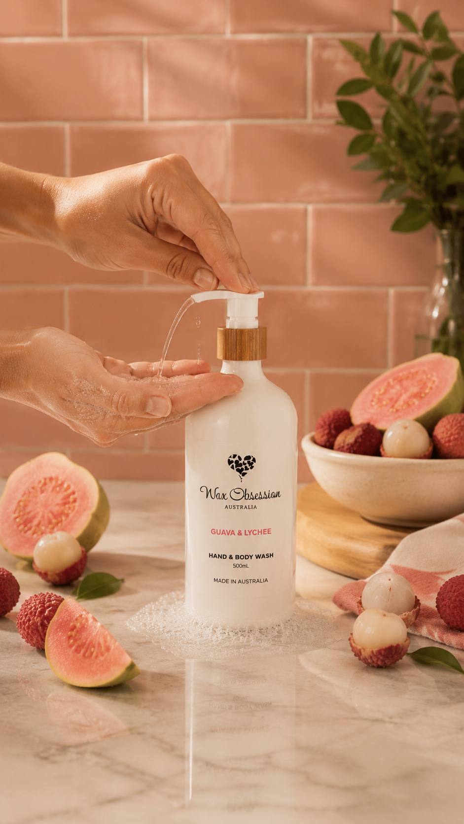 Hand & Body Wash - Guava & Lychee