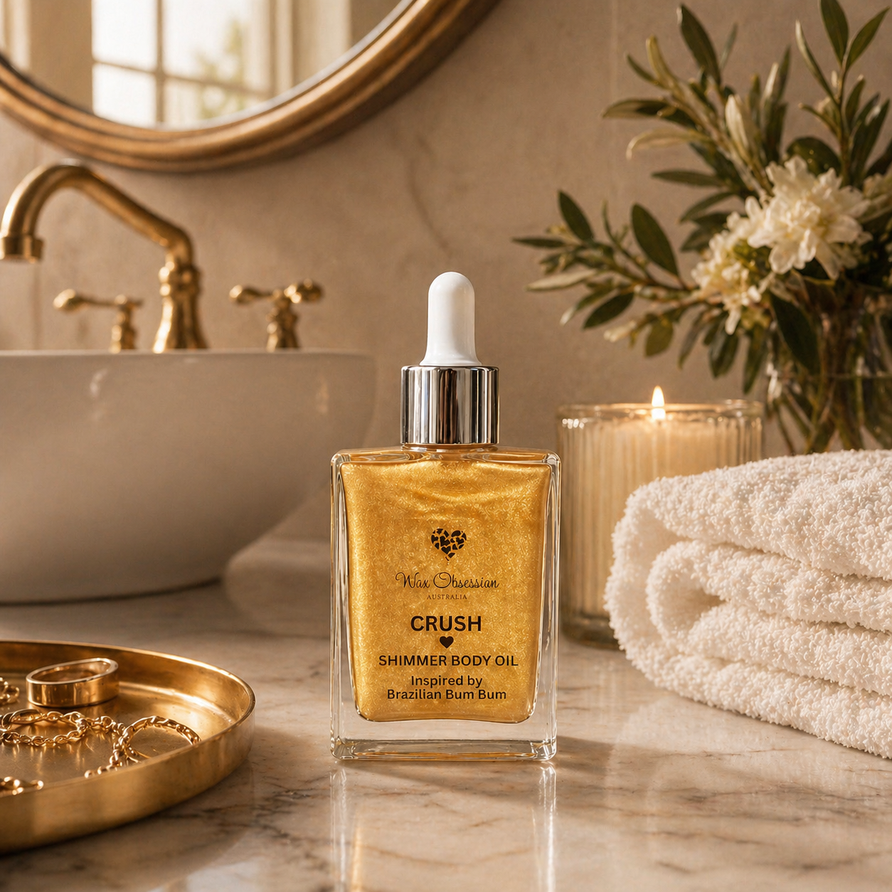 CRUSH SHIMMER BODY OIL | INSPIRED BY SOL DE JANEIRO BRAZILIAN BUM BUM/CHEIROSA 62