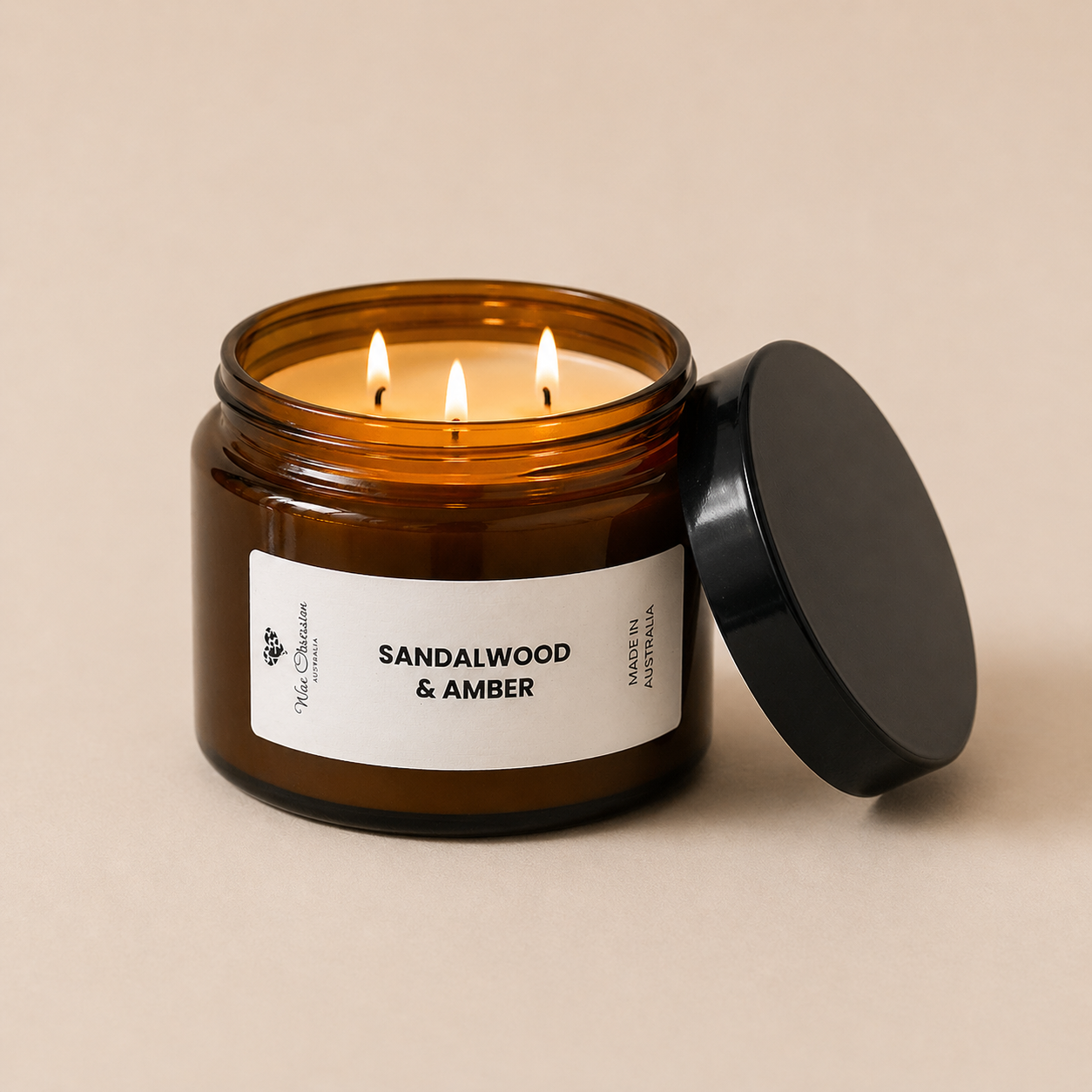 Pomegranate Candle – Triple Wick Soy Candle