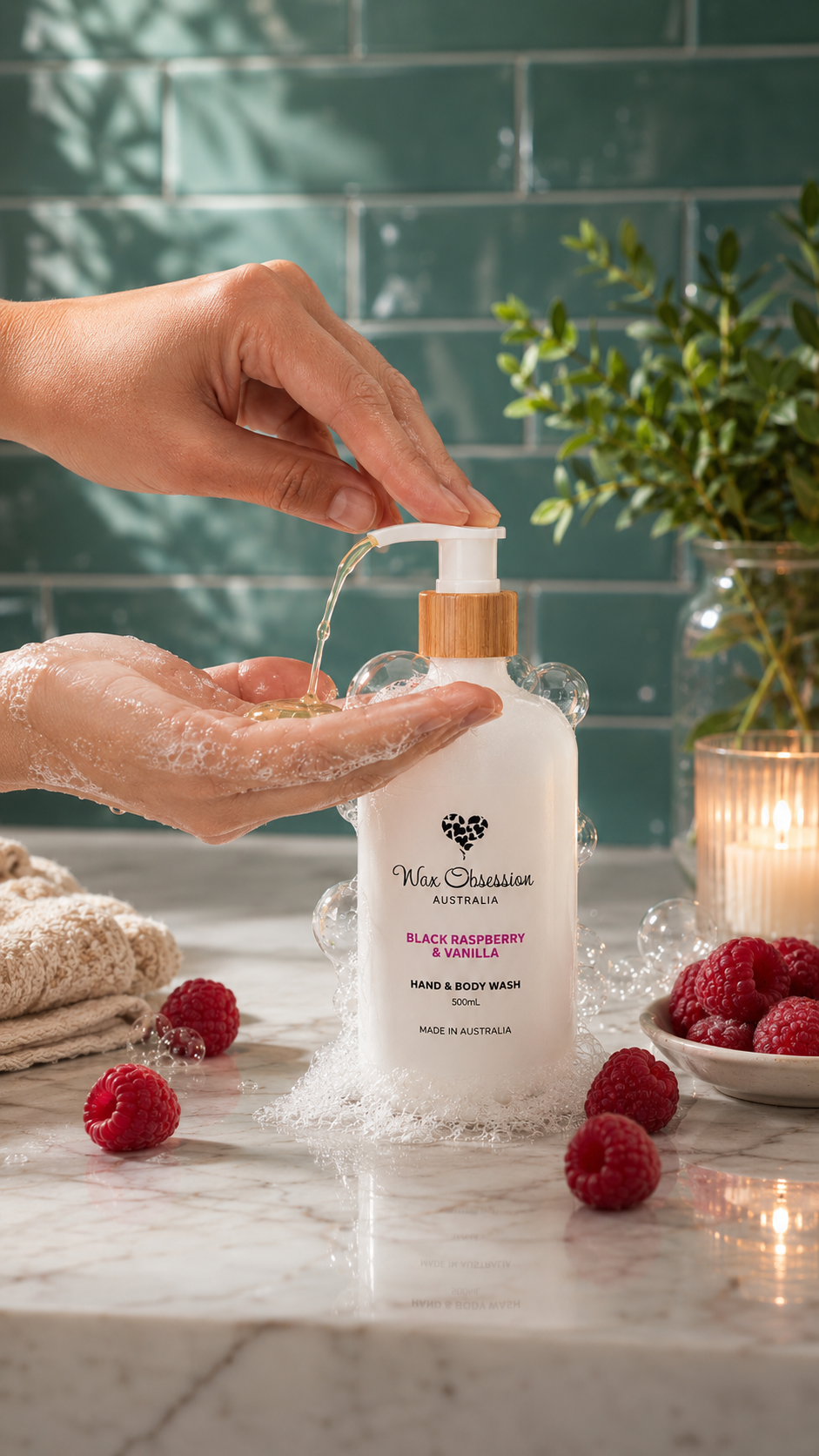 Hand & Body Wash - Black Raspberry & Vanilla
