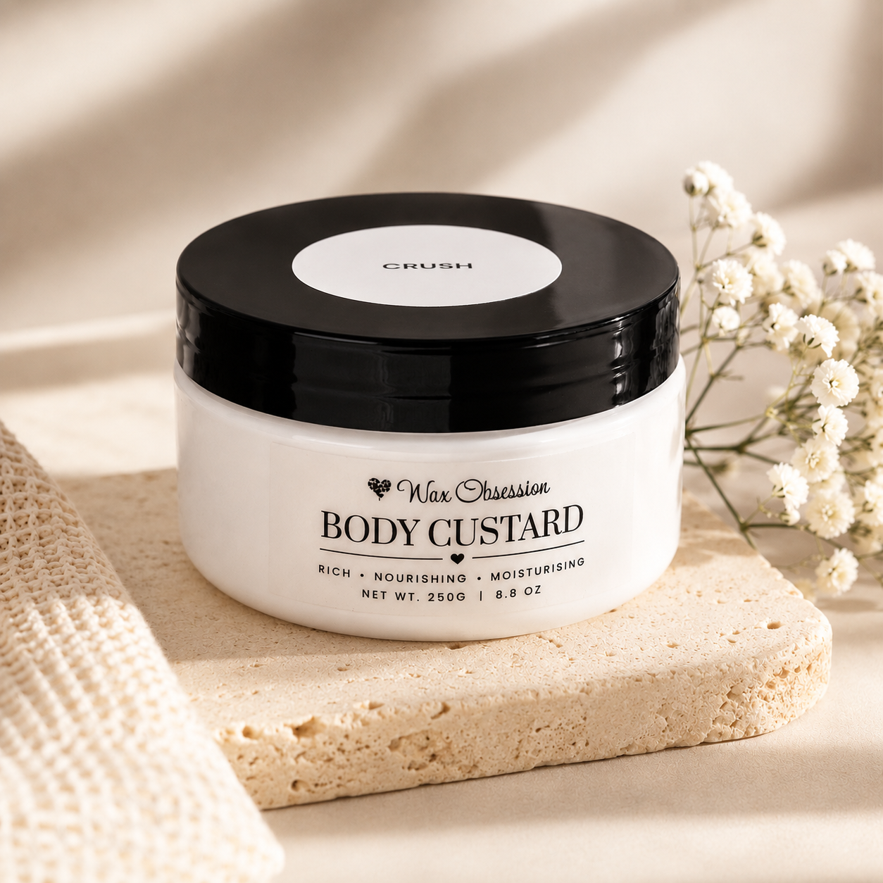 Body Custard by Wax Obsession | Crush Fragrance, inspired by Sol de Janeiro's Brazilian Bum Bum