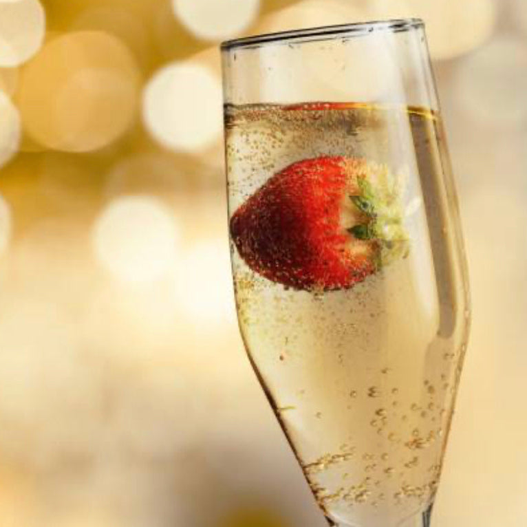 champagne & strawberries soy wax melts | by Wax Obsession
