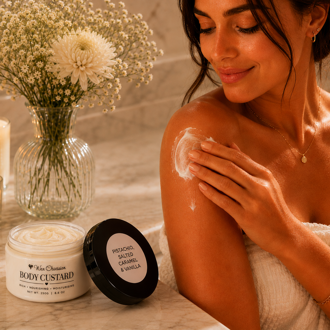 Pistachio, Salted Caramel & Vanilla Body Custard | Wax Obsession