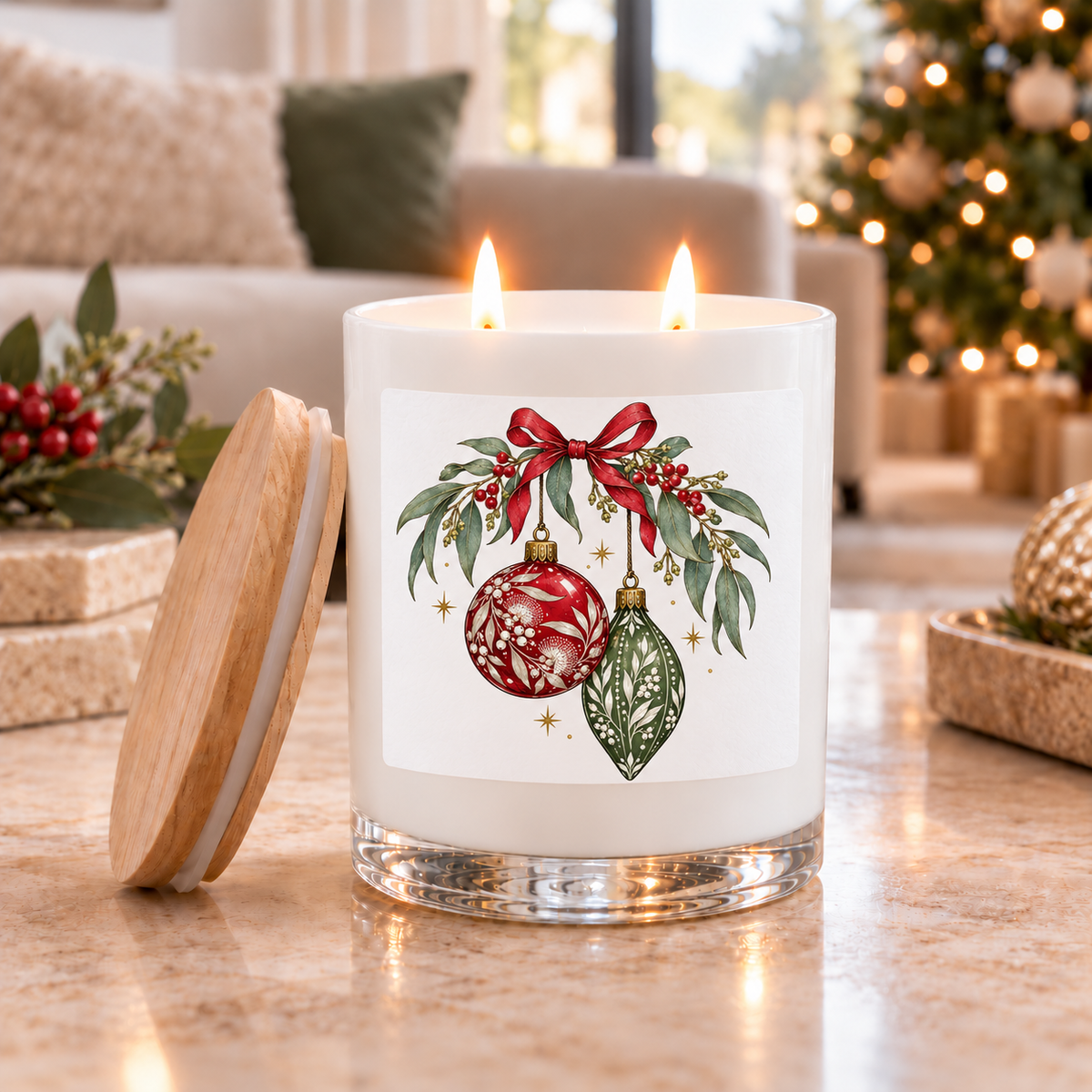 Festive Christmas Soy Candles made by Wax Obsession in 10 amazing Christmas scents