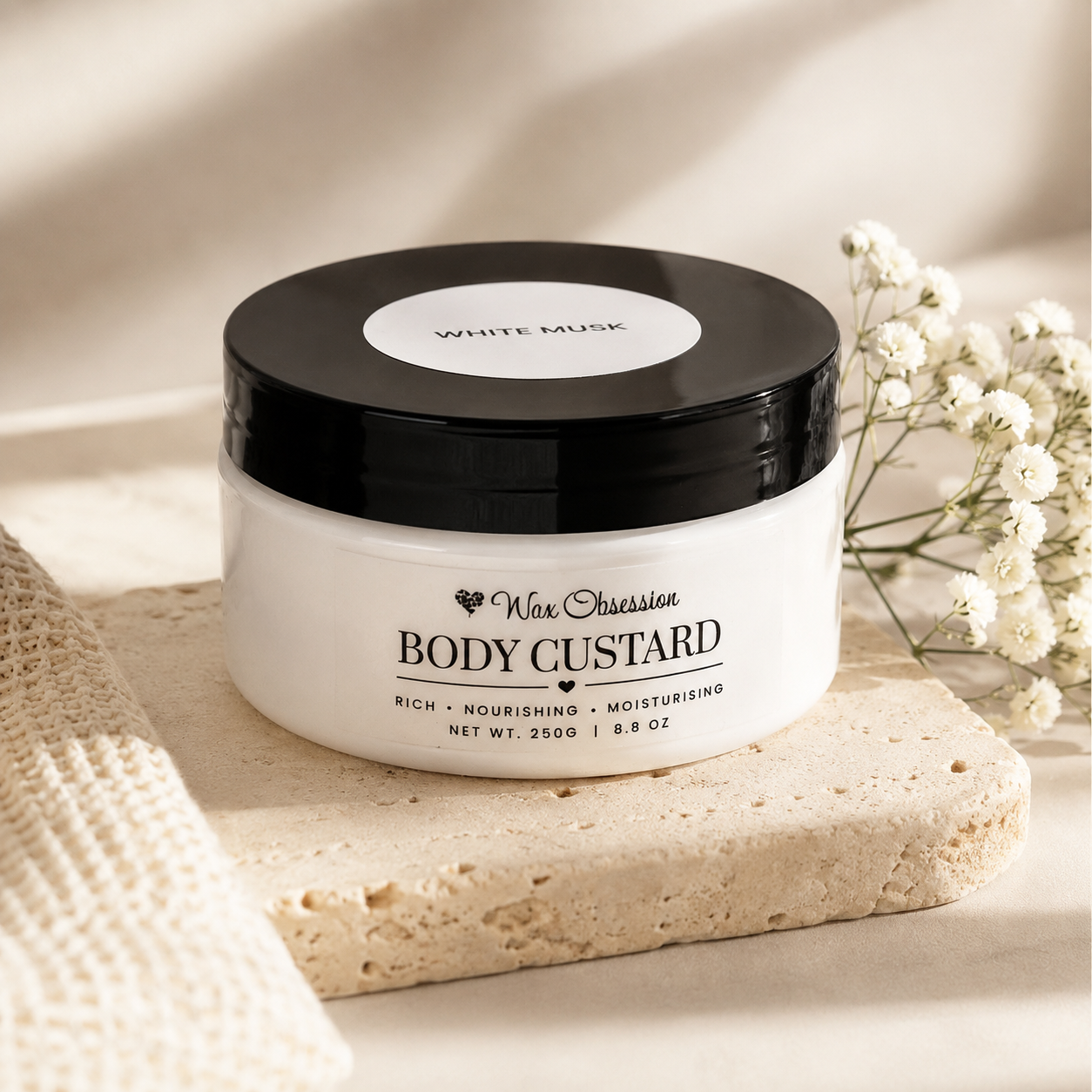 Body Custard by Wax Obsession | White Musk