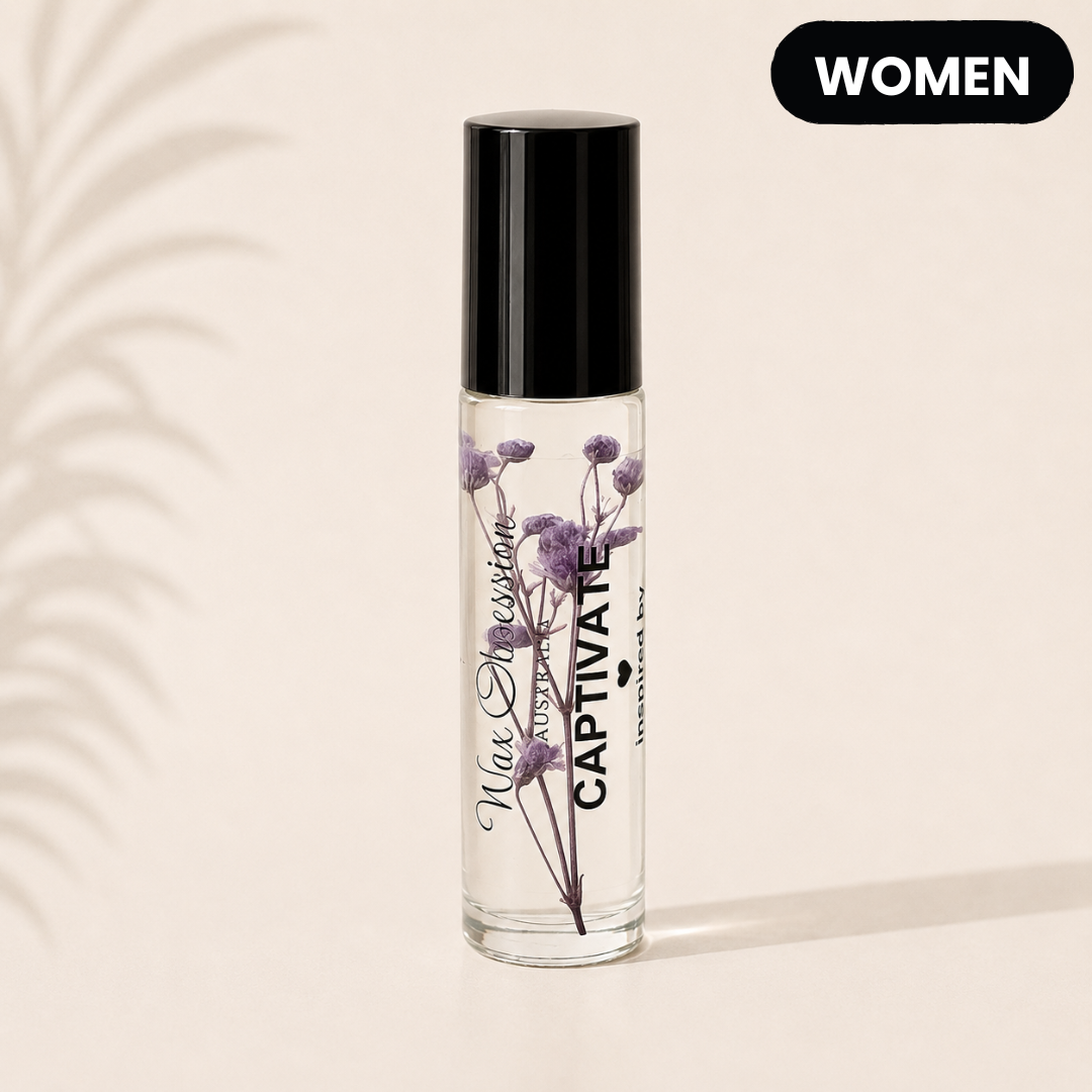 CAPTIVATE ROLL-ON PERFUME OIL BY WAX OBSESSION | INSPIRED BY THIERRY MUGLER'S ALIEN EAU DE PARFUM