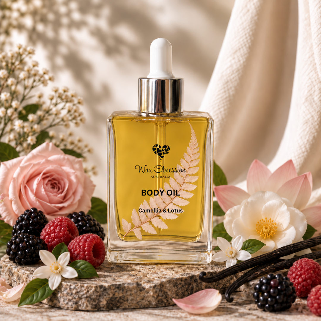 Camellia & Lotus Body Oil | by Wax Obsession
