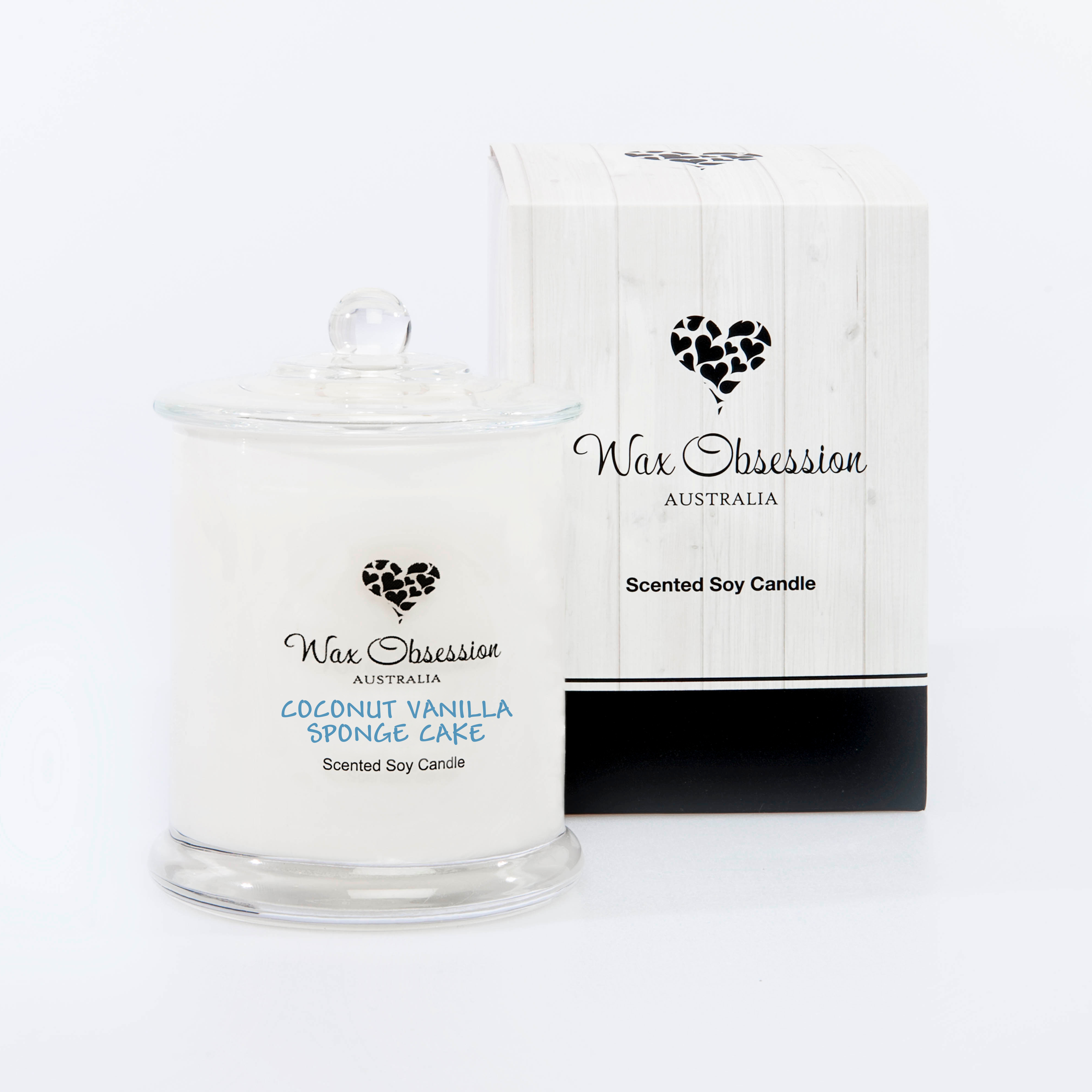 Coconut Vanilla Sponge Cake Soy Candle by Wax Obsession