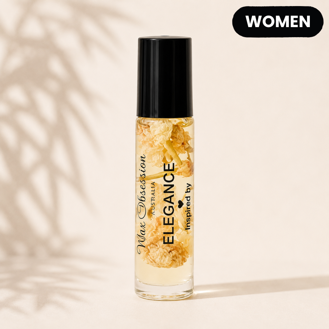 ELEGANCE ROLL-ON PERFUME - A DUPE OF GIORGIO ARMANI'S SI | BY WAX OBSESSION